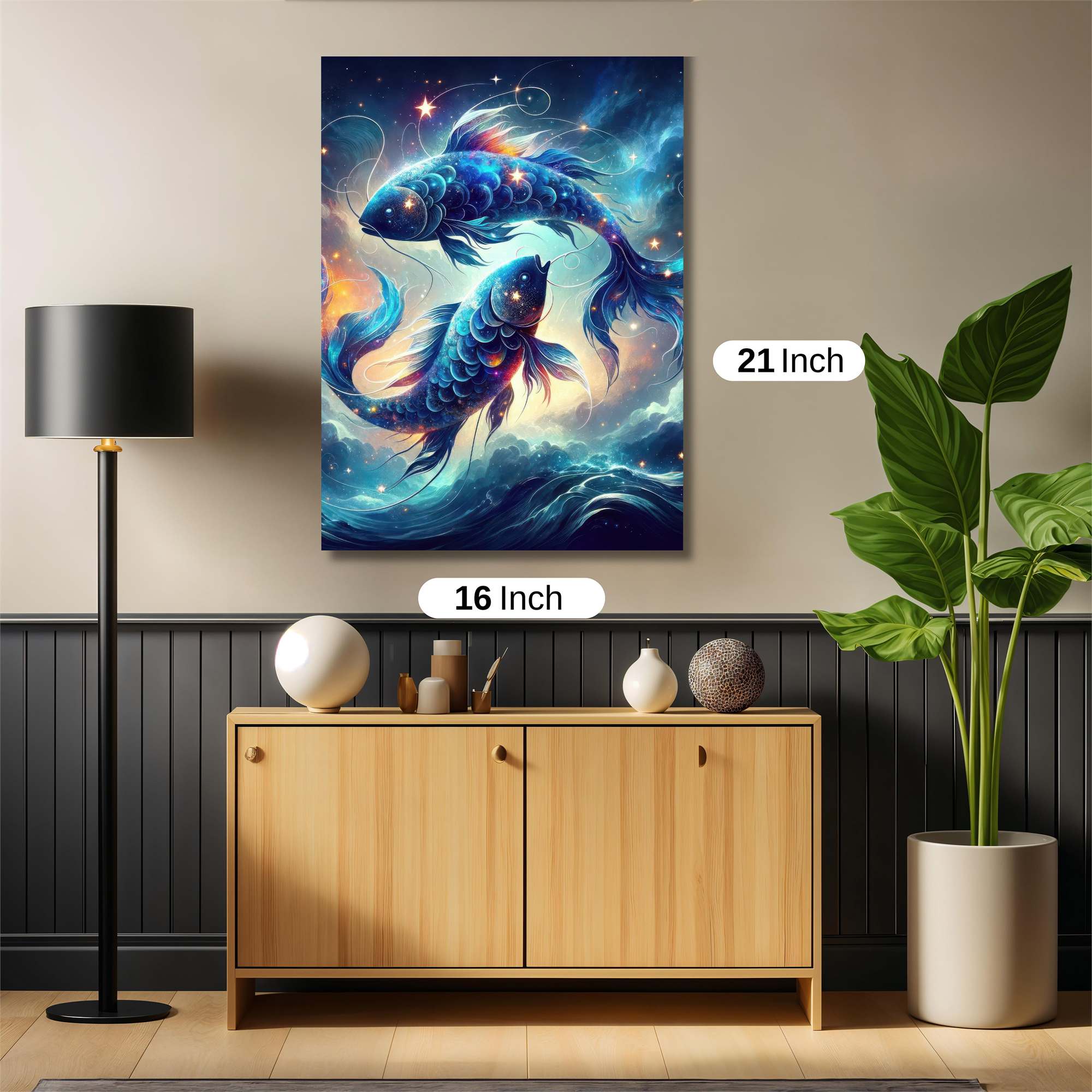 Cosmic Koi Safe Wall Magnetic / M