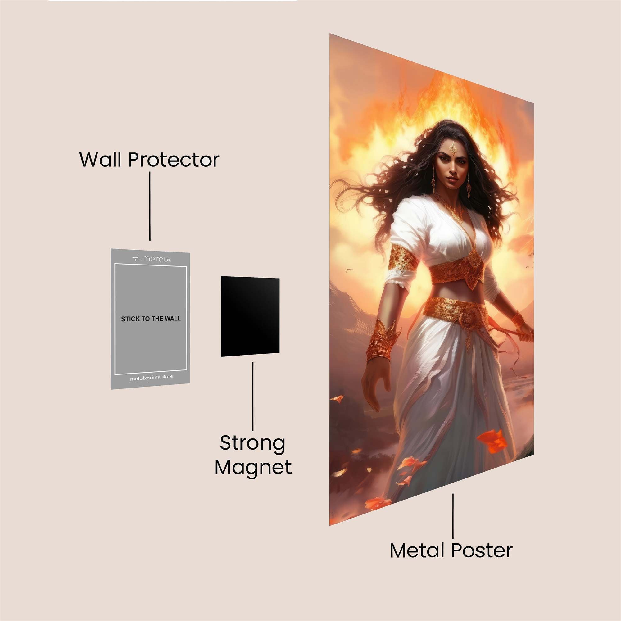 Durga Divine Safe Wall Magnetic / M