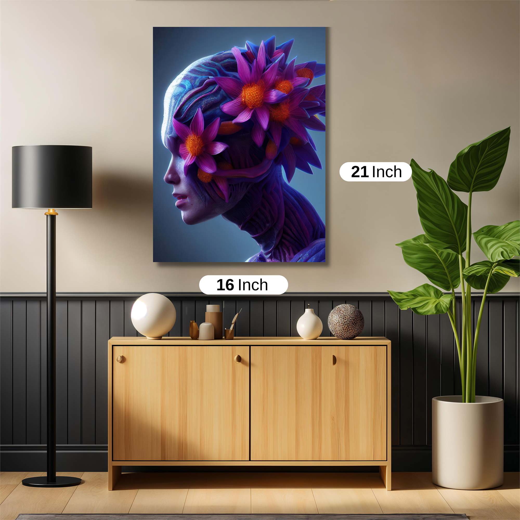 Floral Enigma Safe Wall Magnetic / M