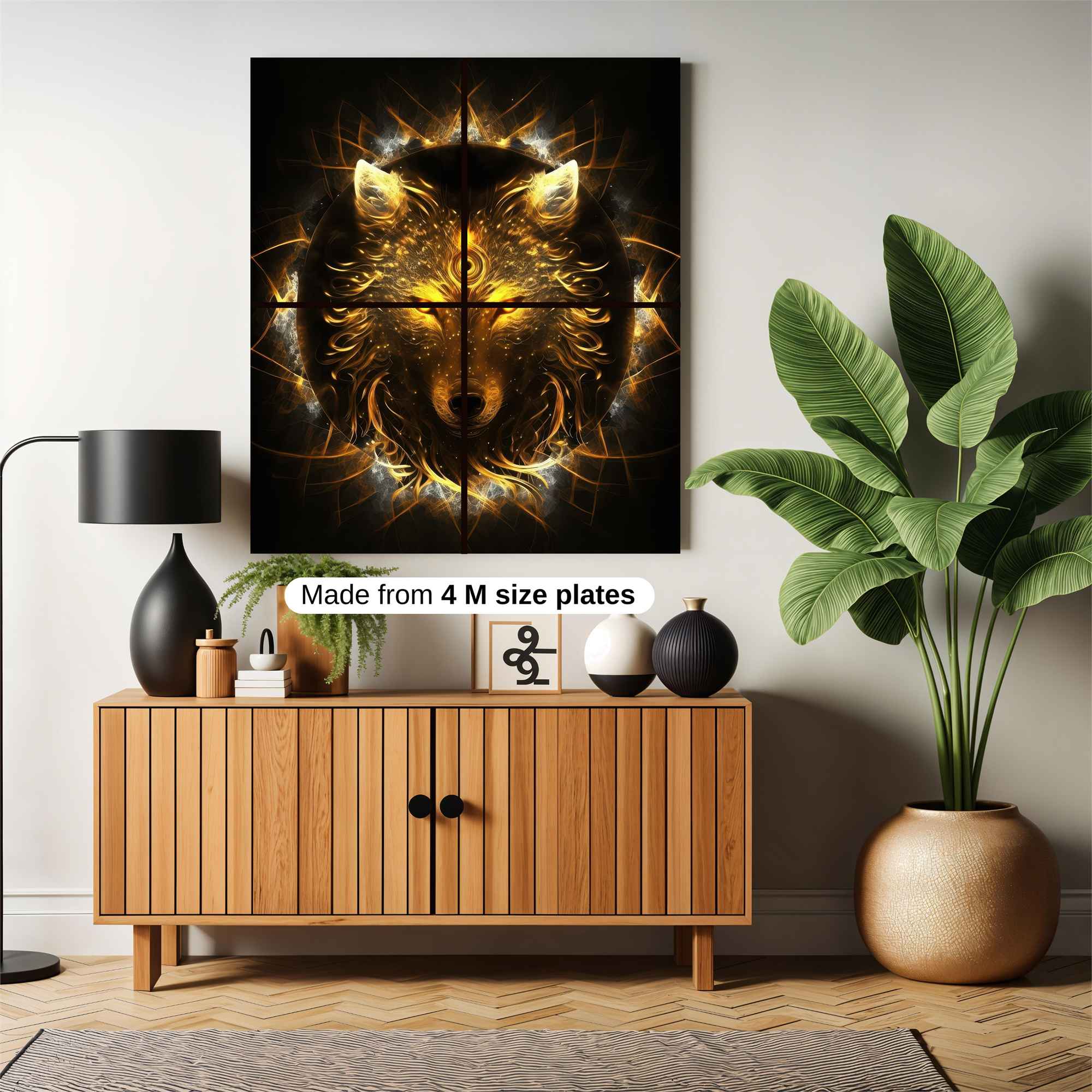 Golden Mystic Safe Wall Magnetic / M