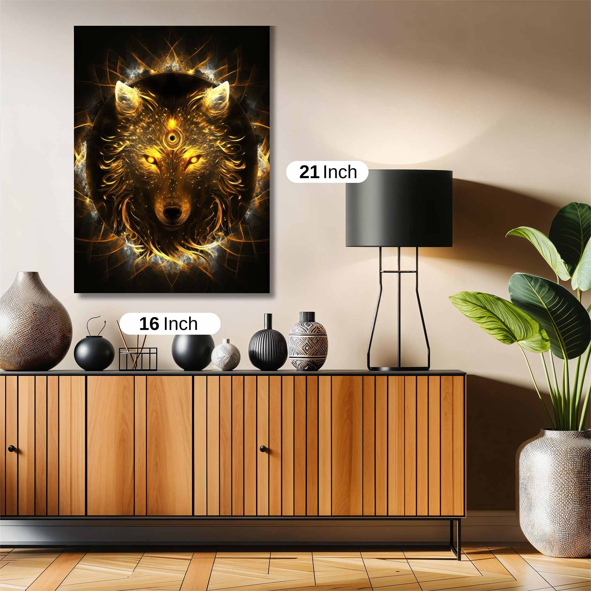 Golden Mystic Safe Wall Magnetic / M