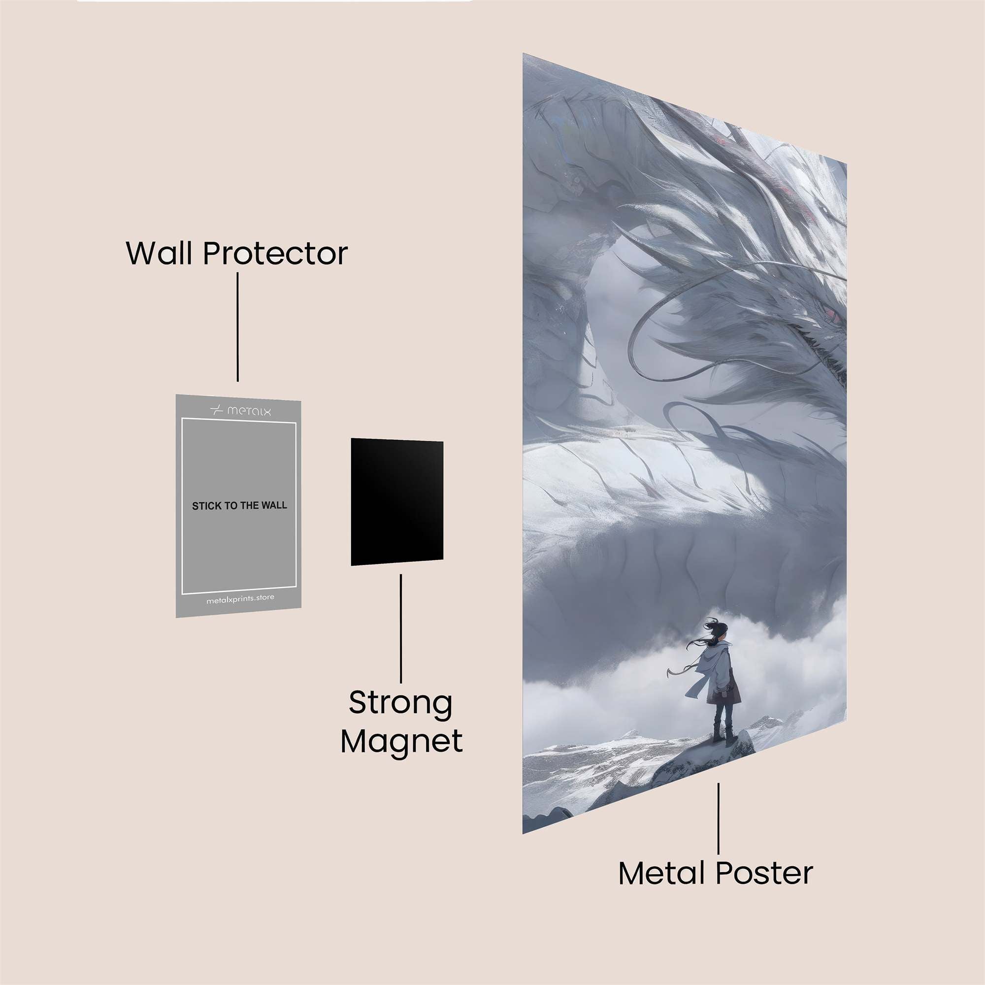 Frost Dragon Safe Wall Magnetic / M