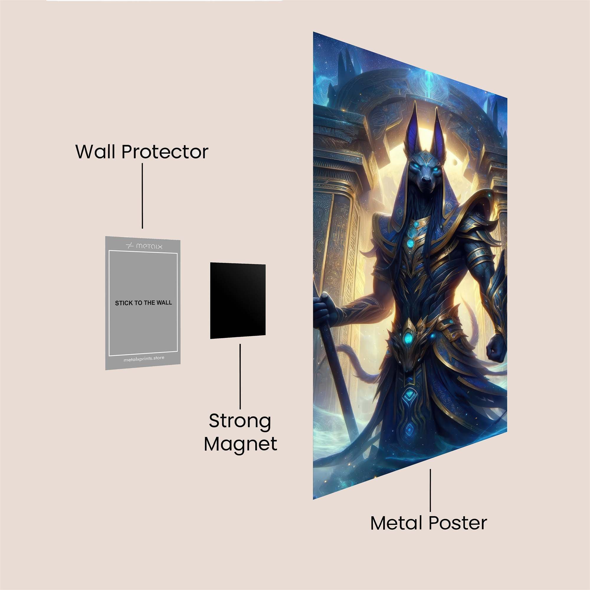 Anubis Ascendant Safe Wall Magnetic / M