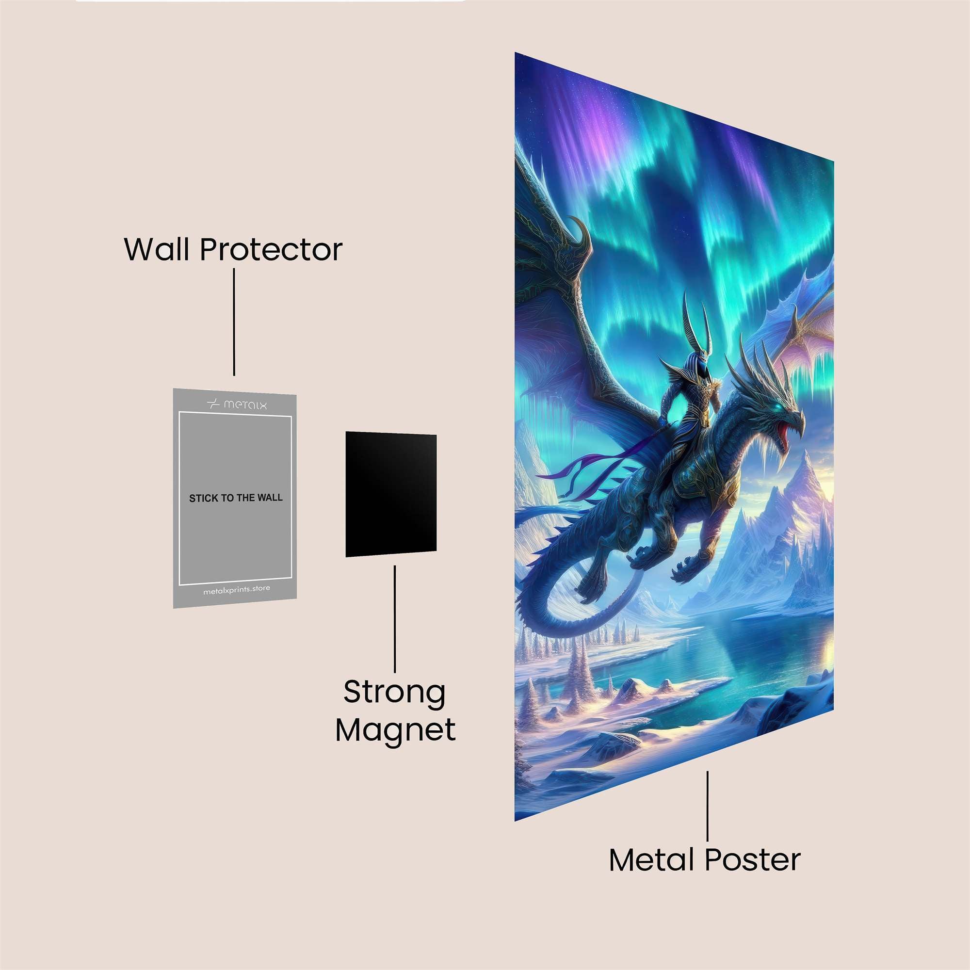 Dragon Majesty Safe Wall Magnetic / M