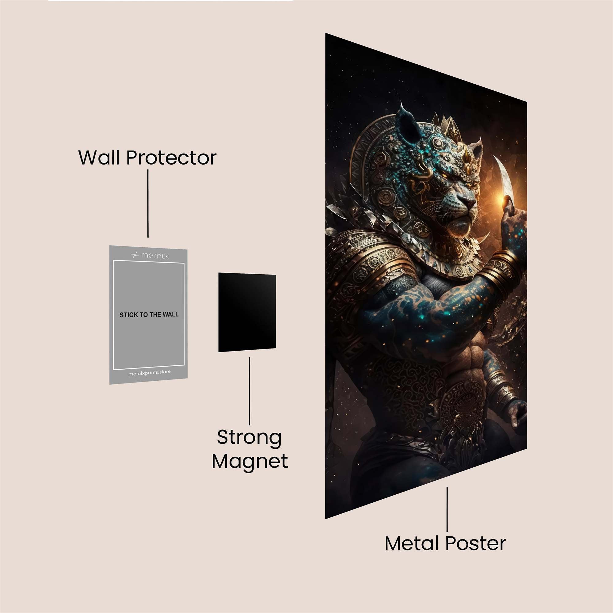 Anubis Enigma Safe Wall Magnetic / M