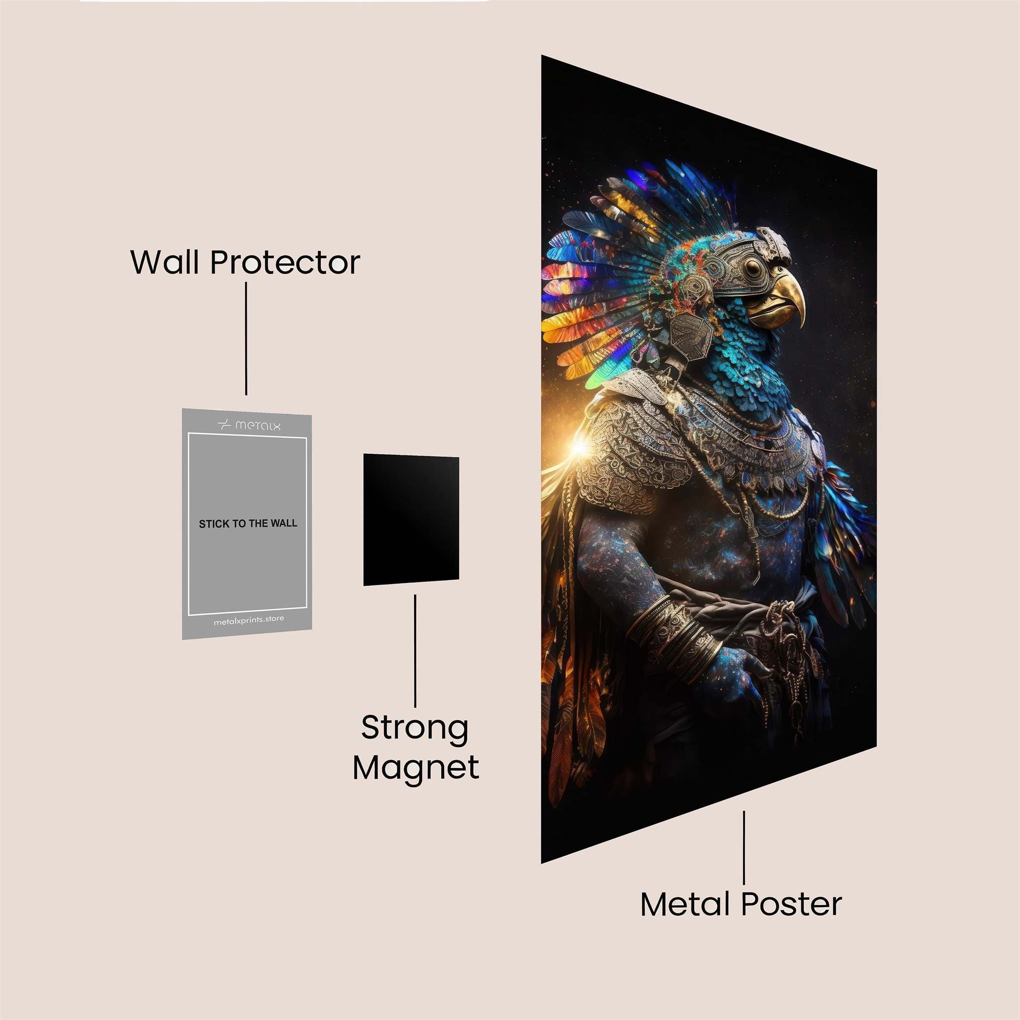 Quetzalcoatl Majestic Safe Wall Magnetic / M