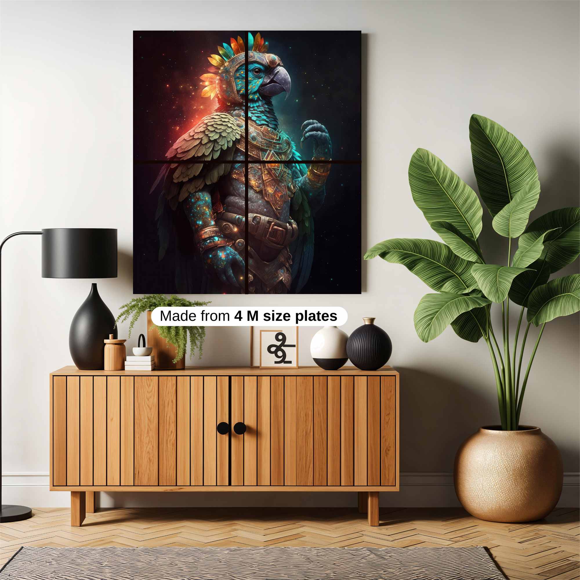 Macaw Majesty Safe Wall Magnetic / M