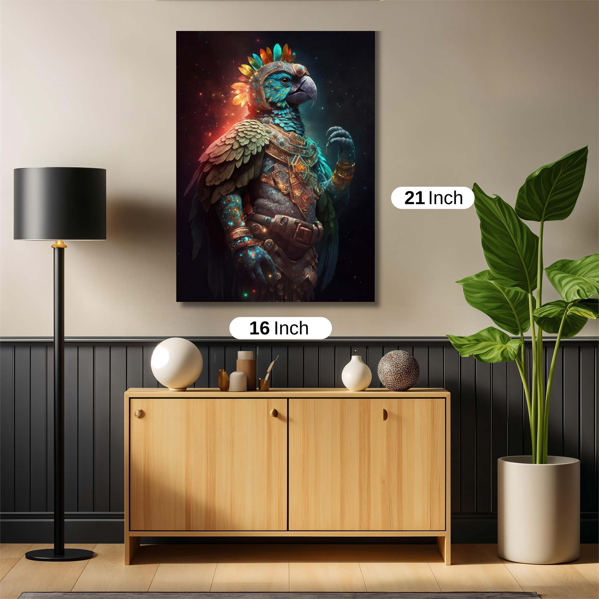 Macaw Majesty Safe Wall Magnetic / M