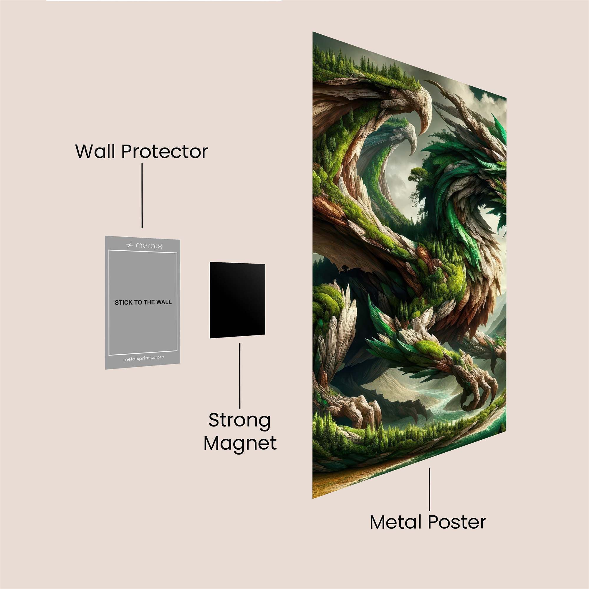 Emerald Majesty Safe Wall Magnetic / M