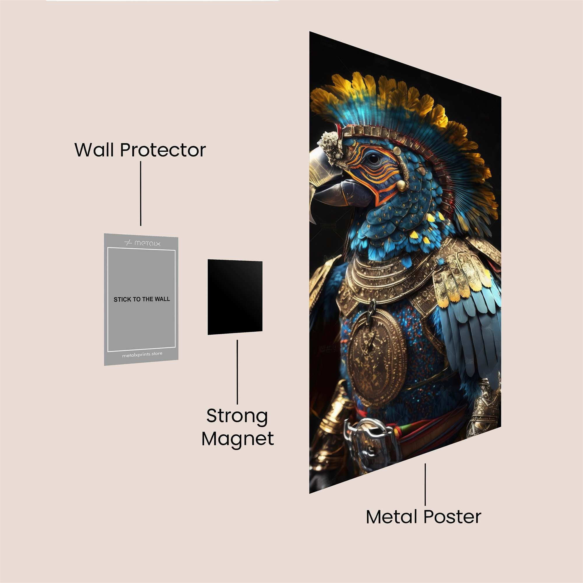 Aztec Majesty Safe Wall Magnetic / M