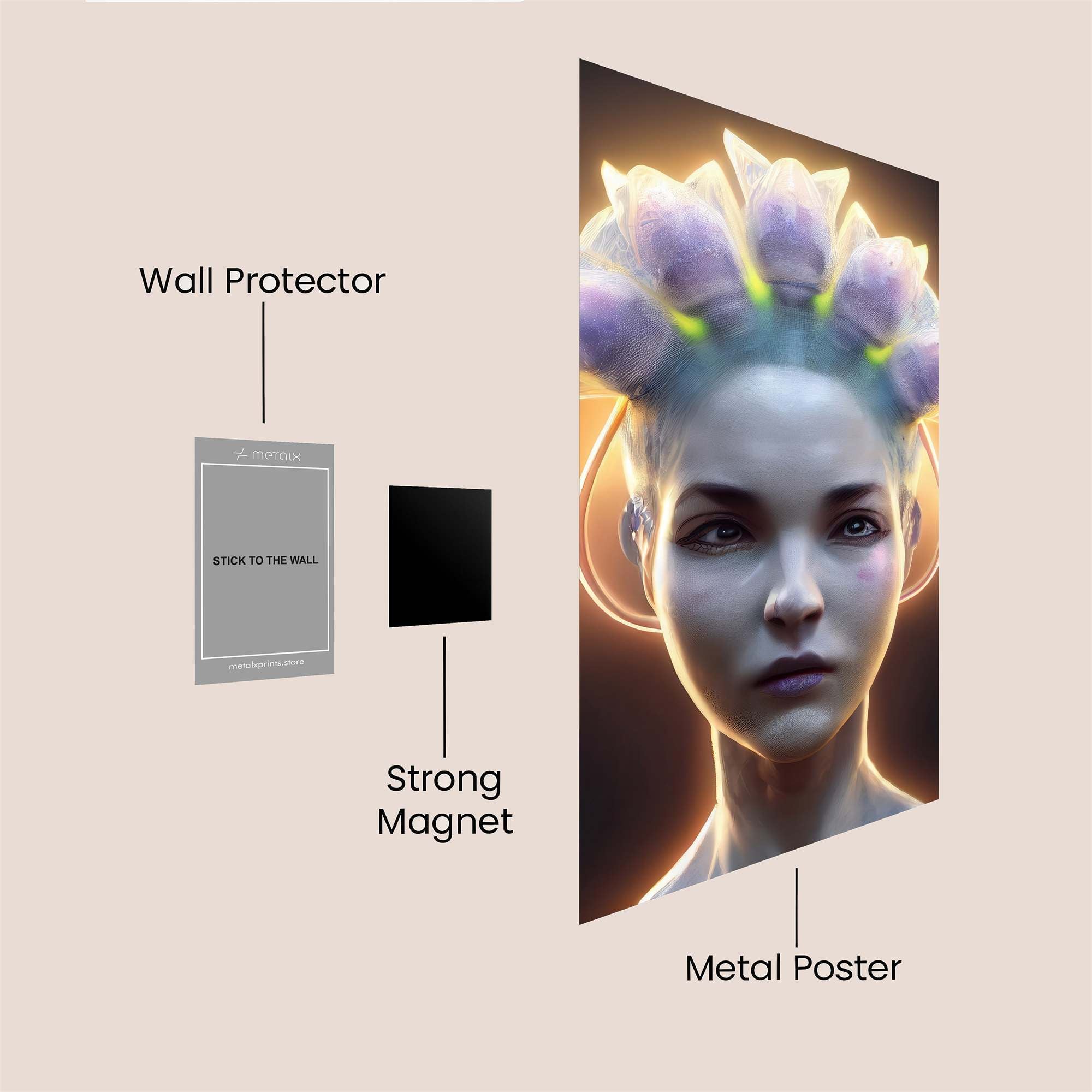 Lotus Serenity Safe Wall Magnetic / M