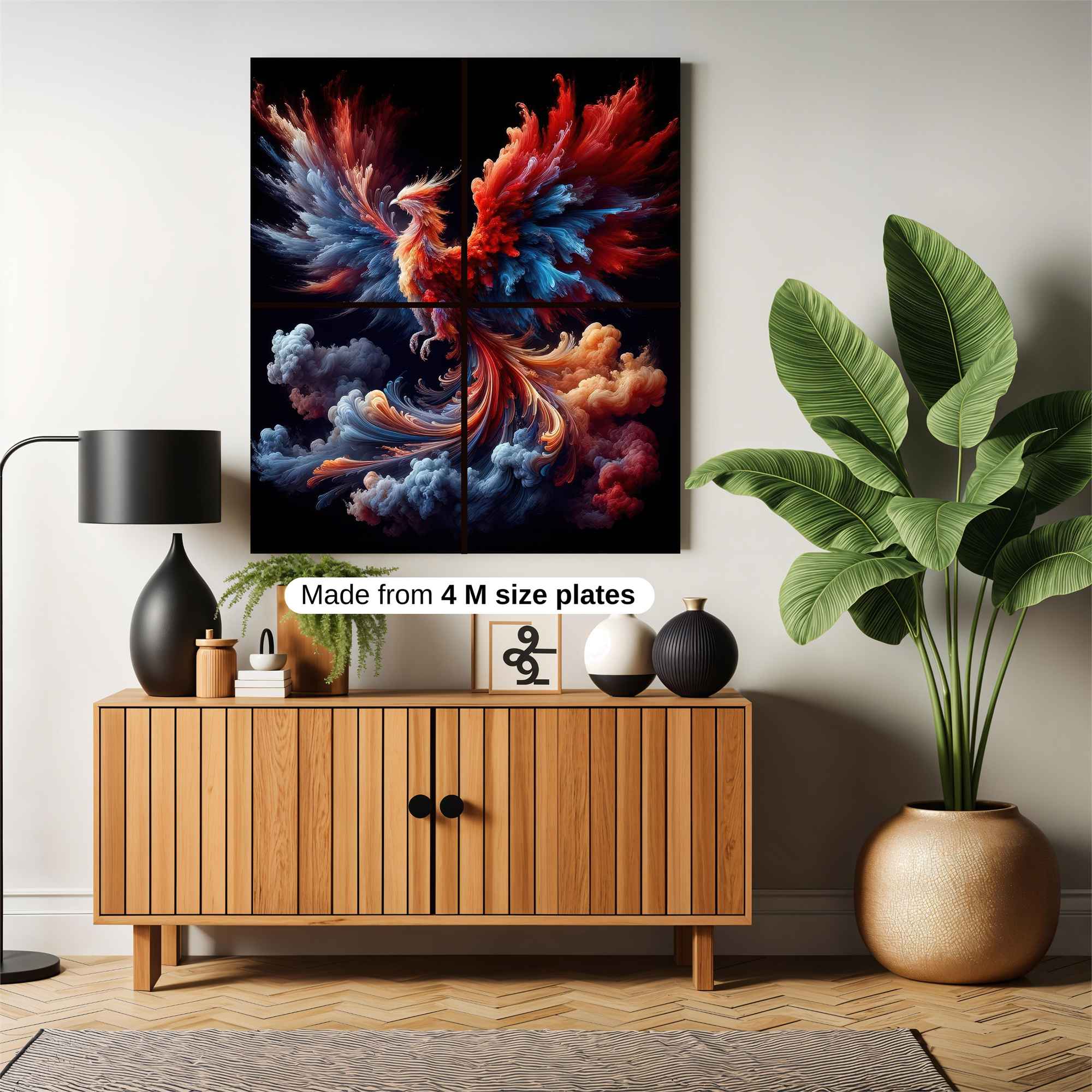 Phoenix Rebirth Safe Wall Magnetic / M