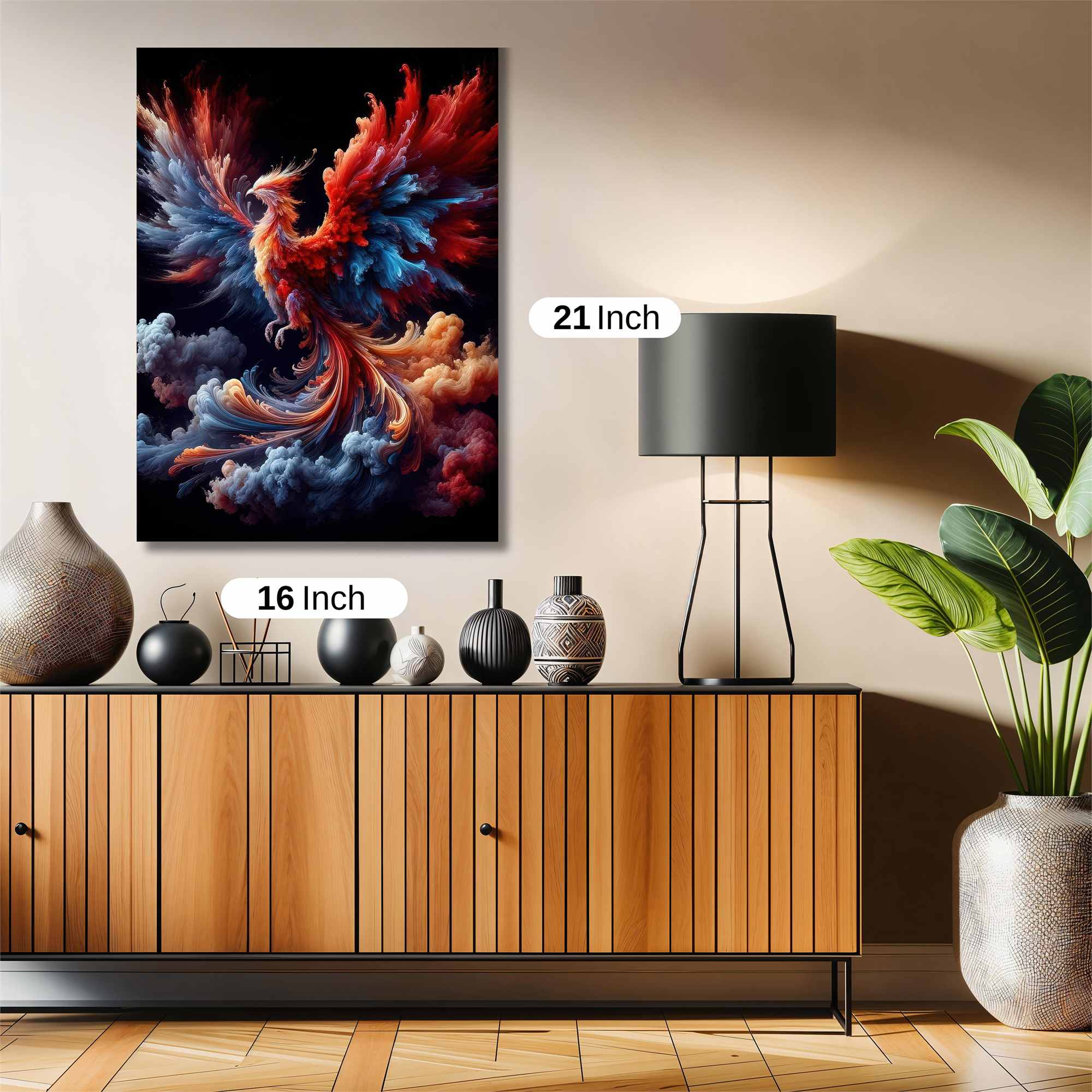 Phoenix Rebirth Safe Wall Magnetic / M