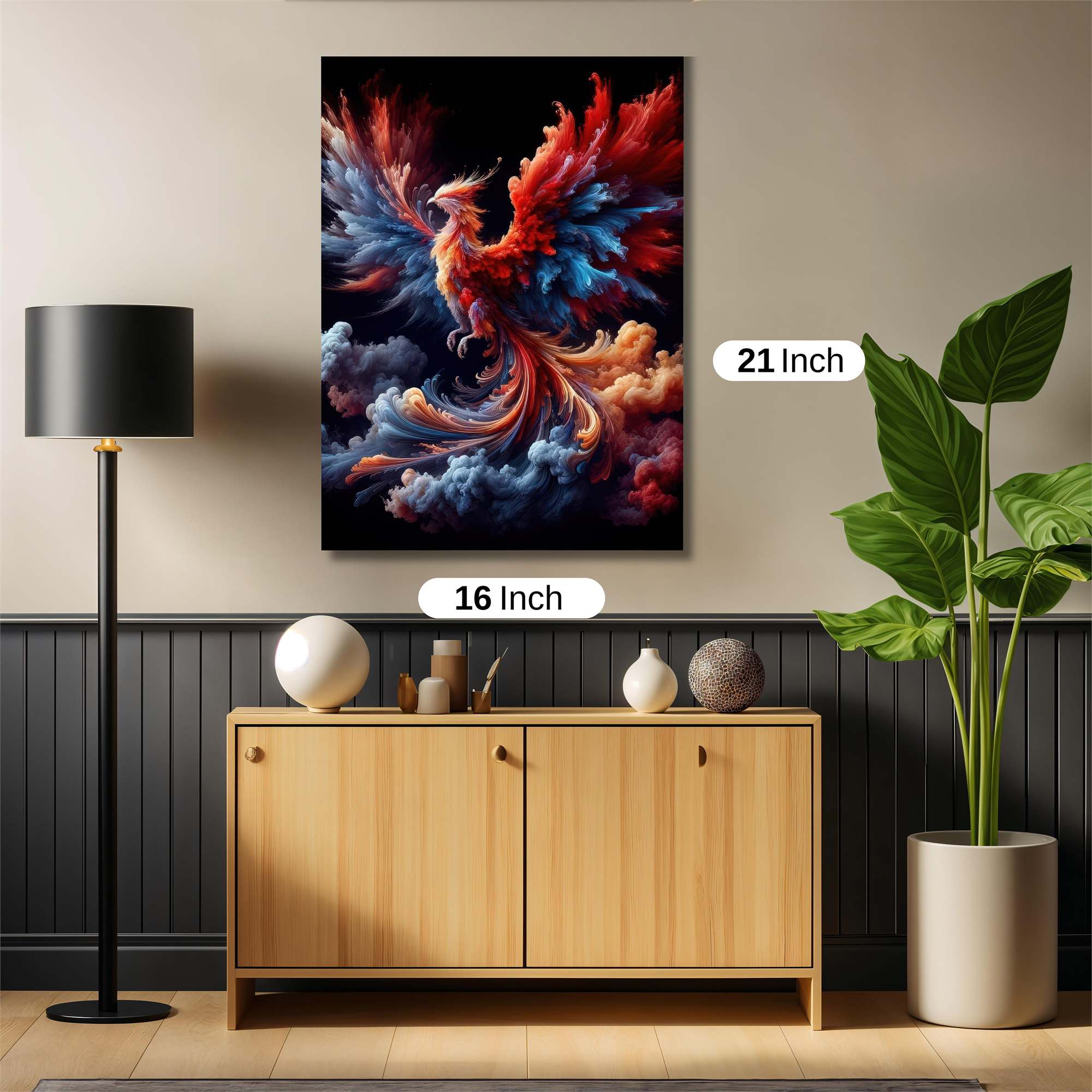 Phoenix Rebirth Safe Wall Magnetic / M