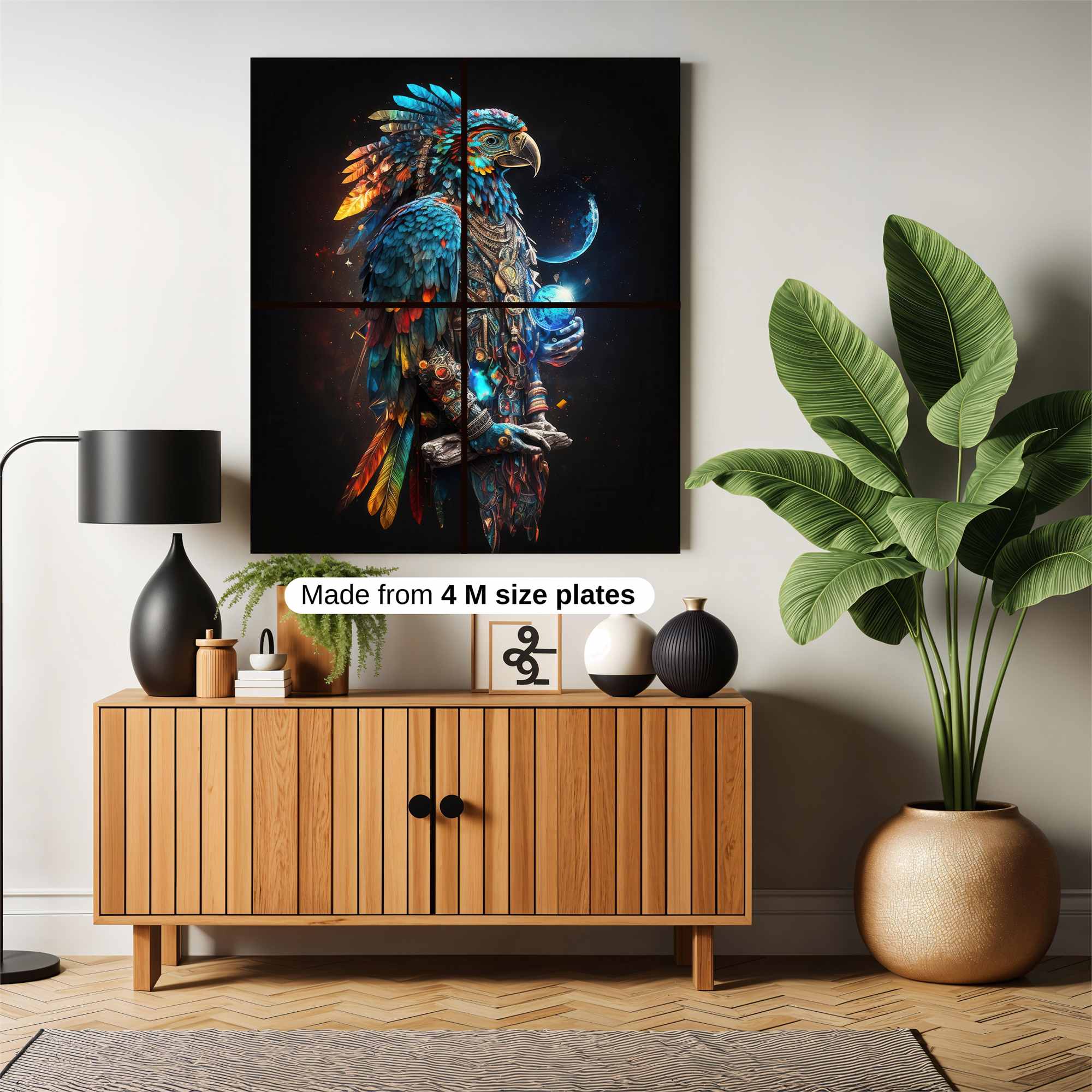 Macaw Mystic Safe Wall Magnetic / M