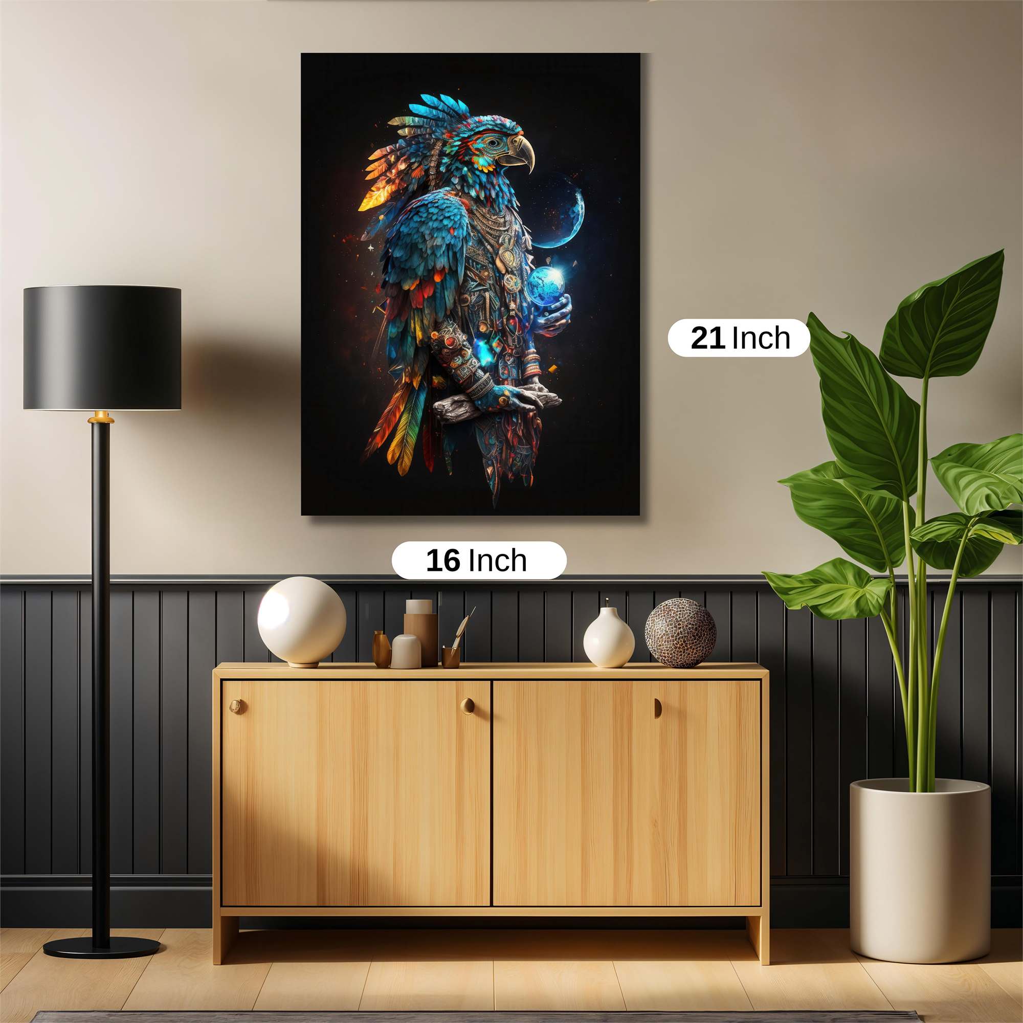 Macaw Mystic Safe Wall Magnetic / M
