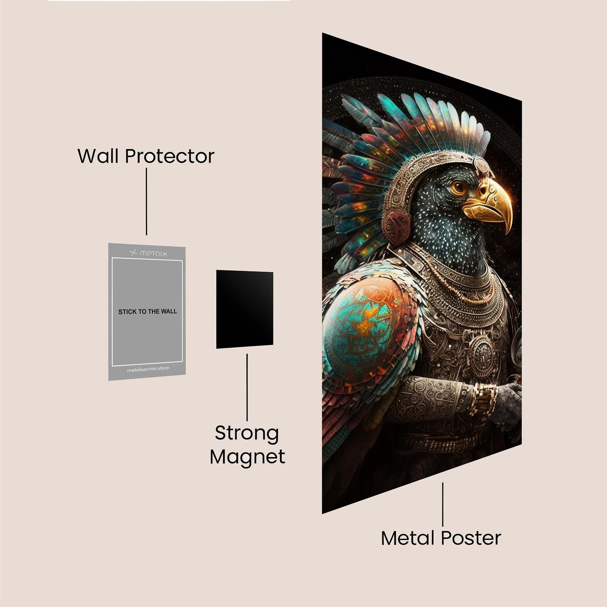 Aztec Majesty Safe Wall Magnetic / M