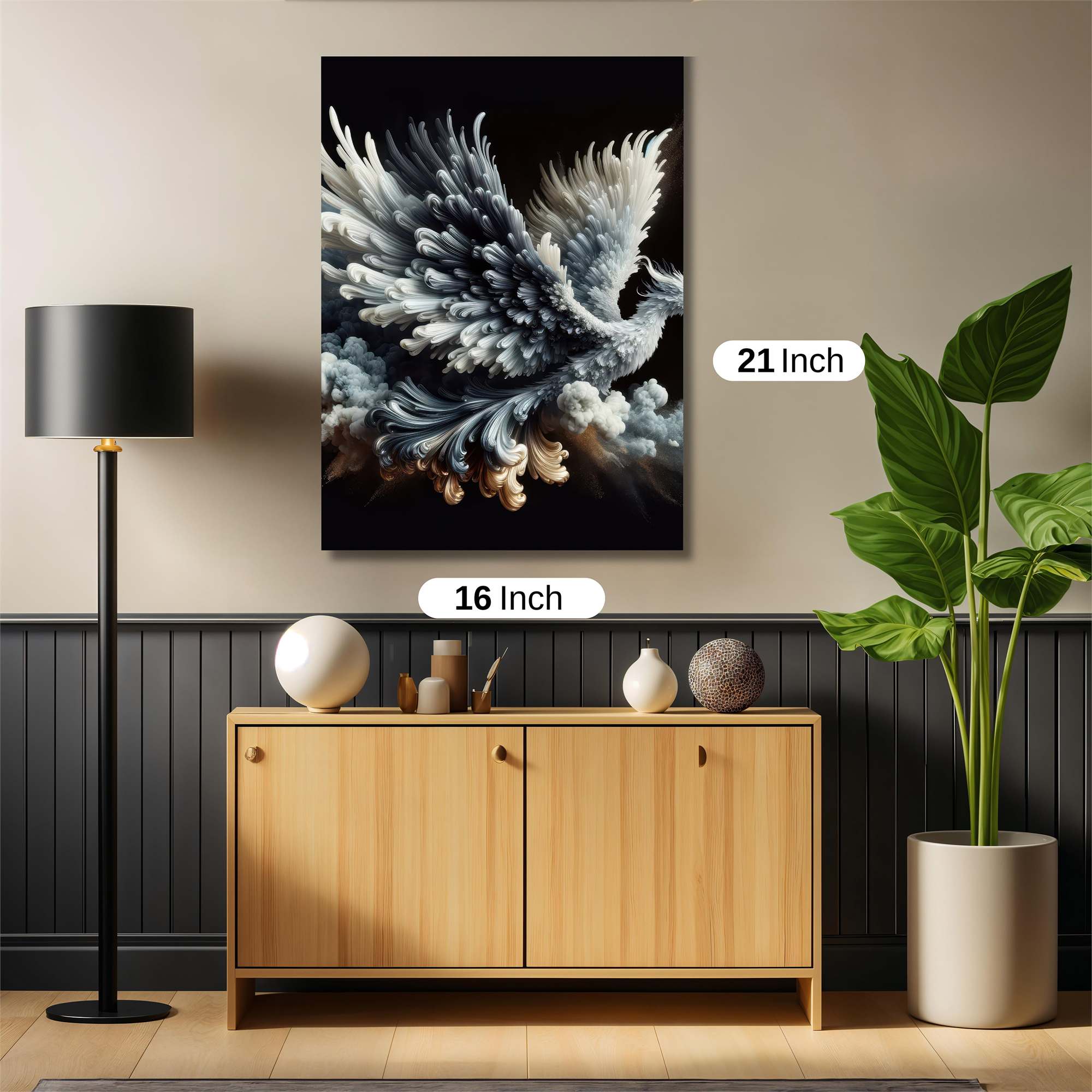Phoenix Rebirth Safe Wall Magnetic / M