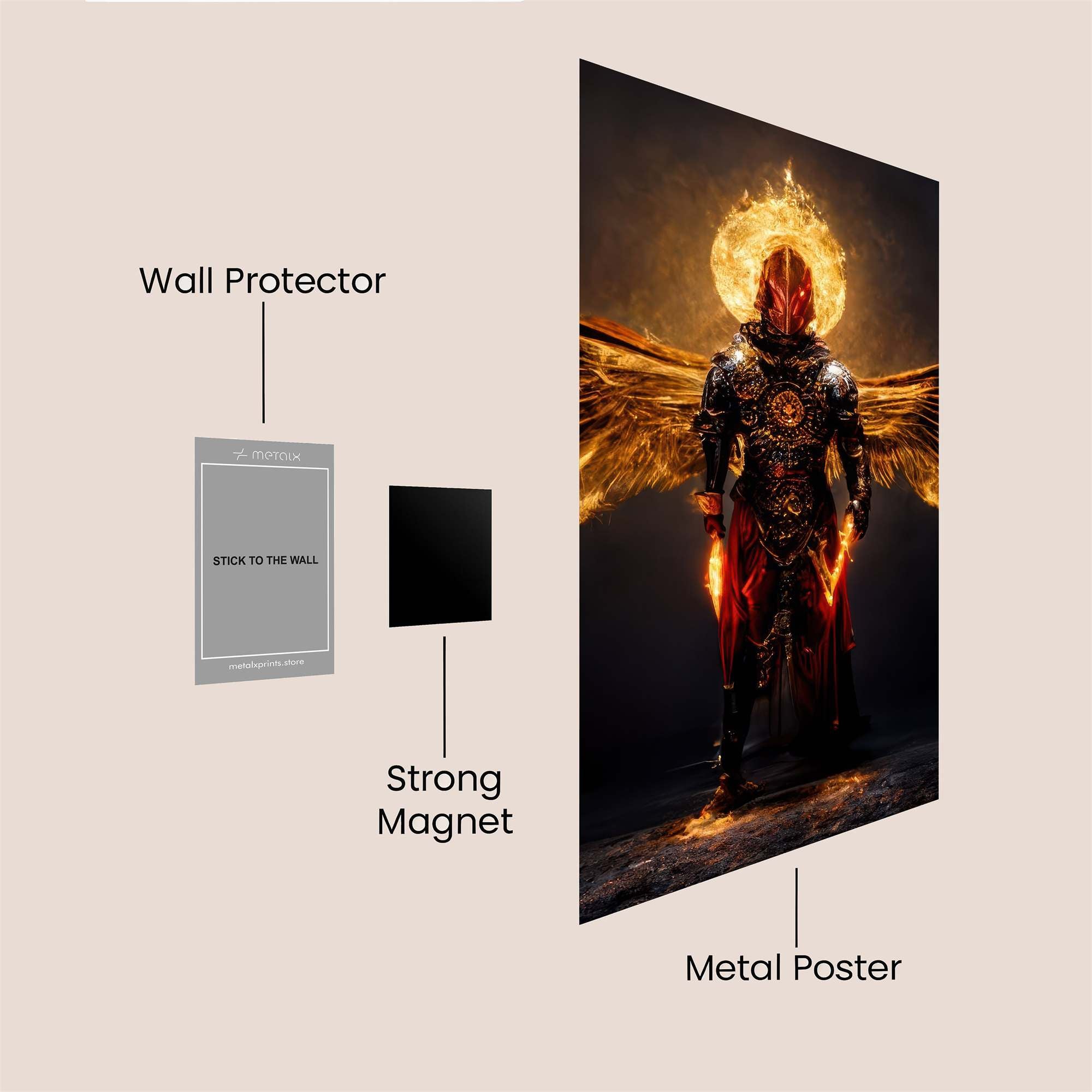 Phoenix Ascendant Safe Wall Magnetic / M