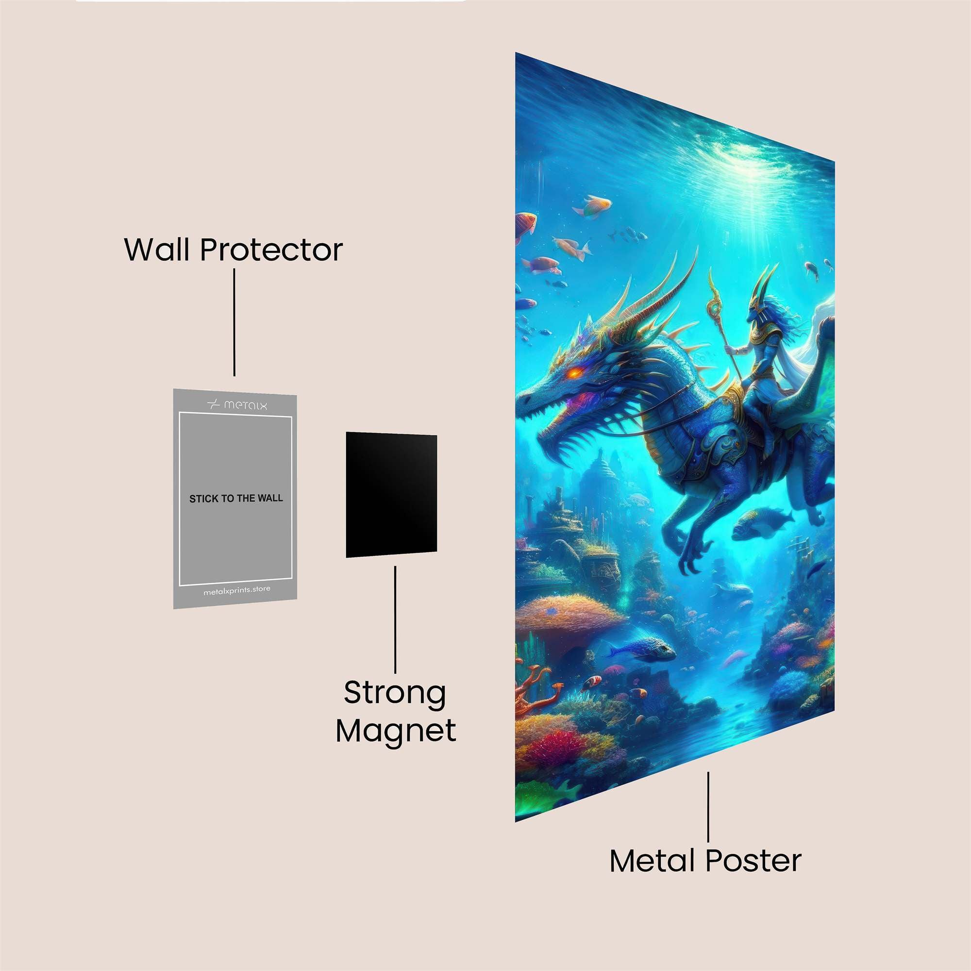 Dragon Serenity Safe Wall Magnetic / M