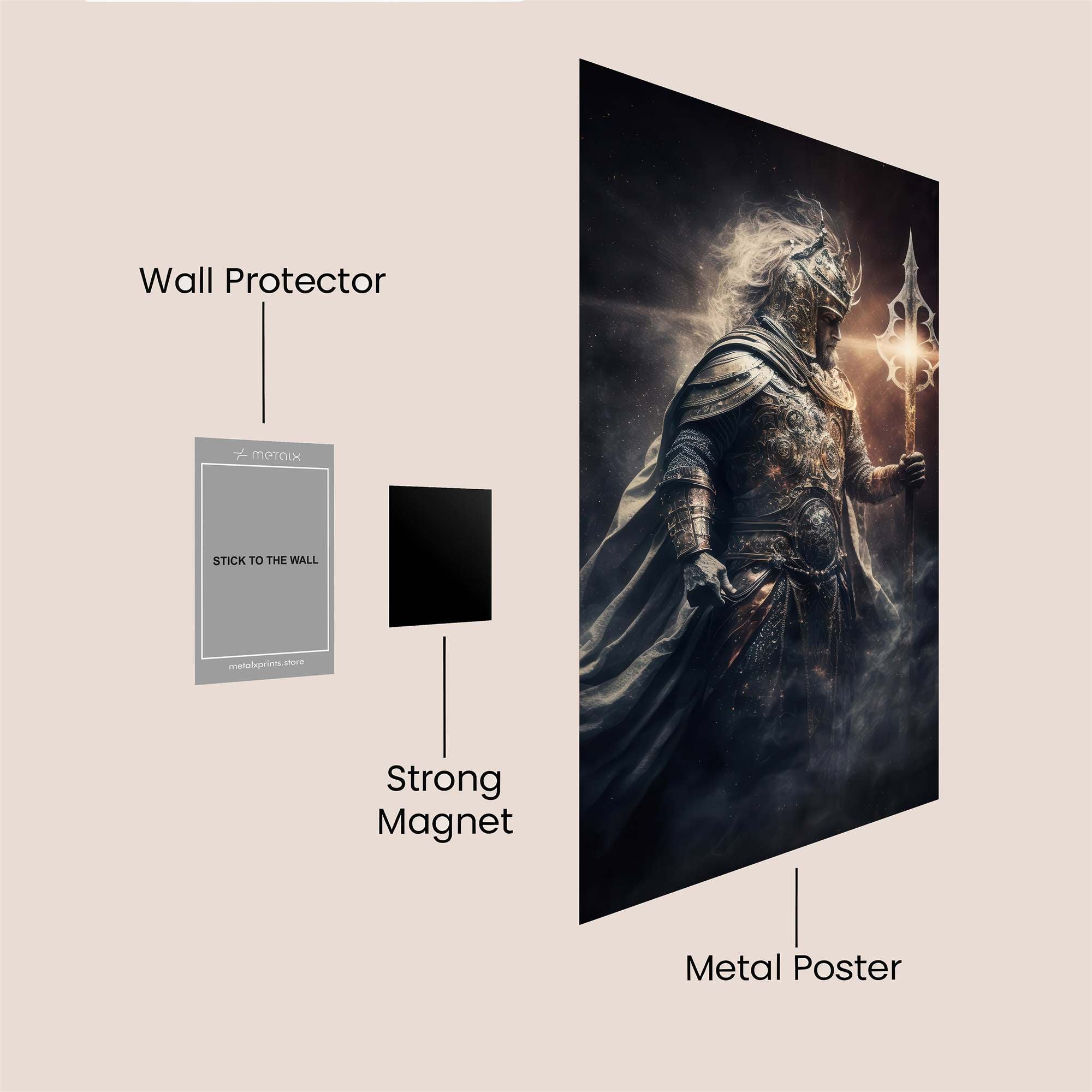 Warrior Radiance Safe Wall Magnetic / M
