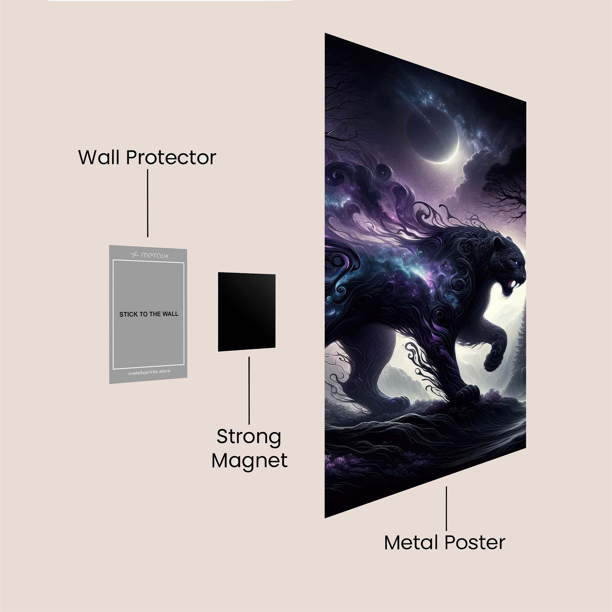 Nebula Panther Safe Wall Magnetic / M