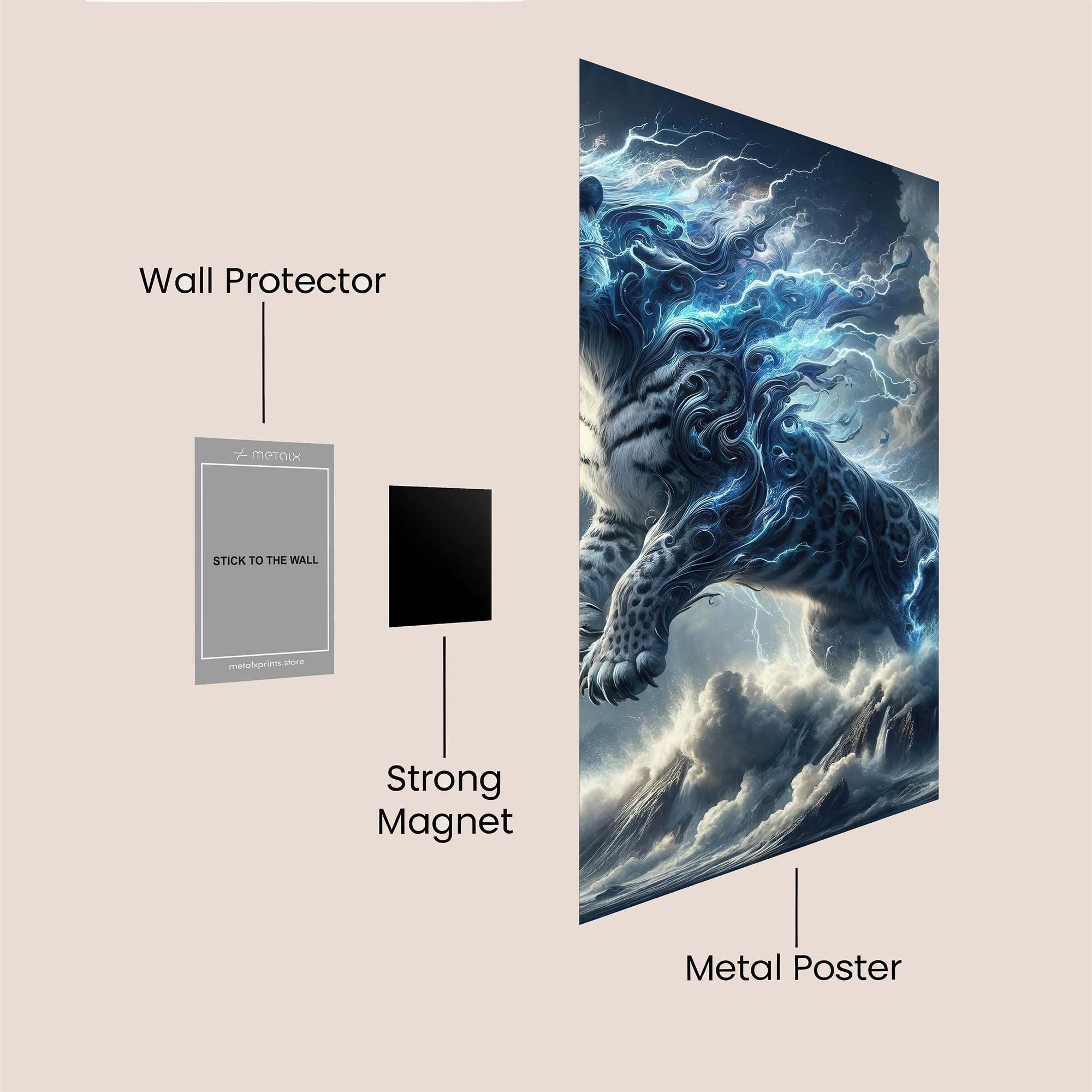 Thunder Fury Safe Wall Magnetic / M
