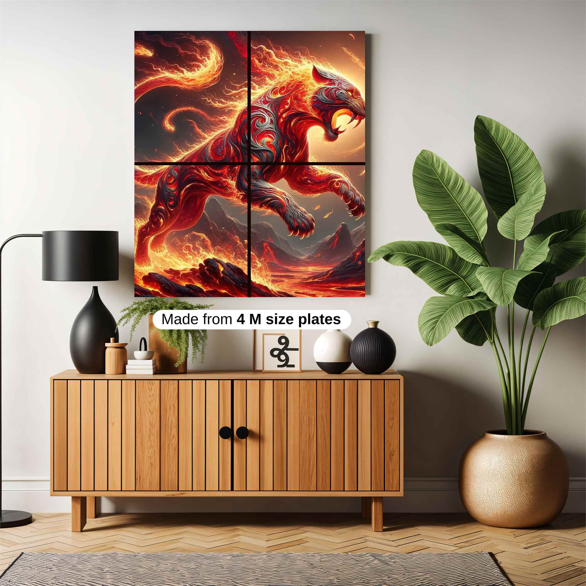 Flame Fury Safe Wall Magnetic / M