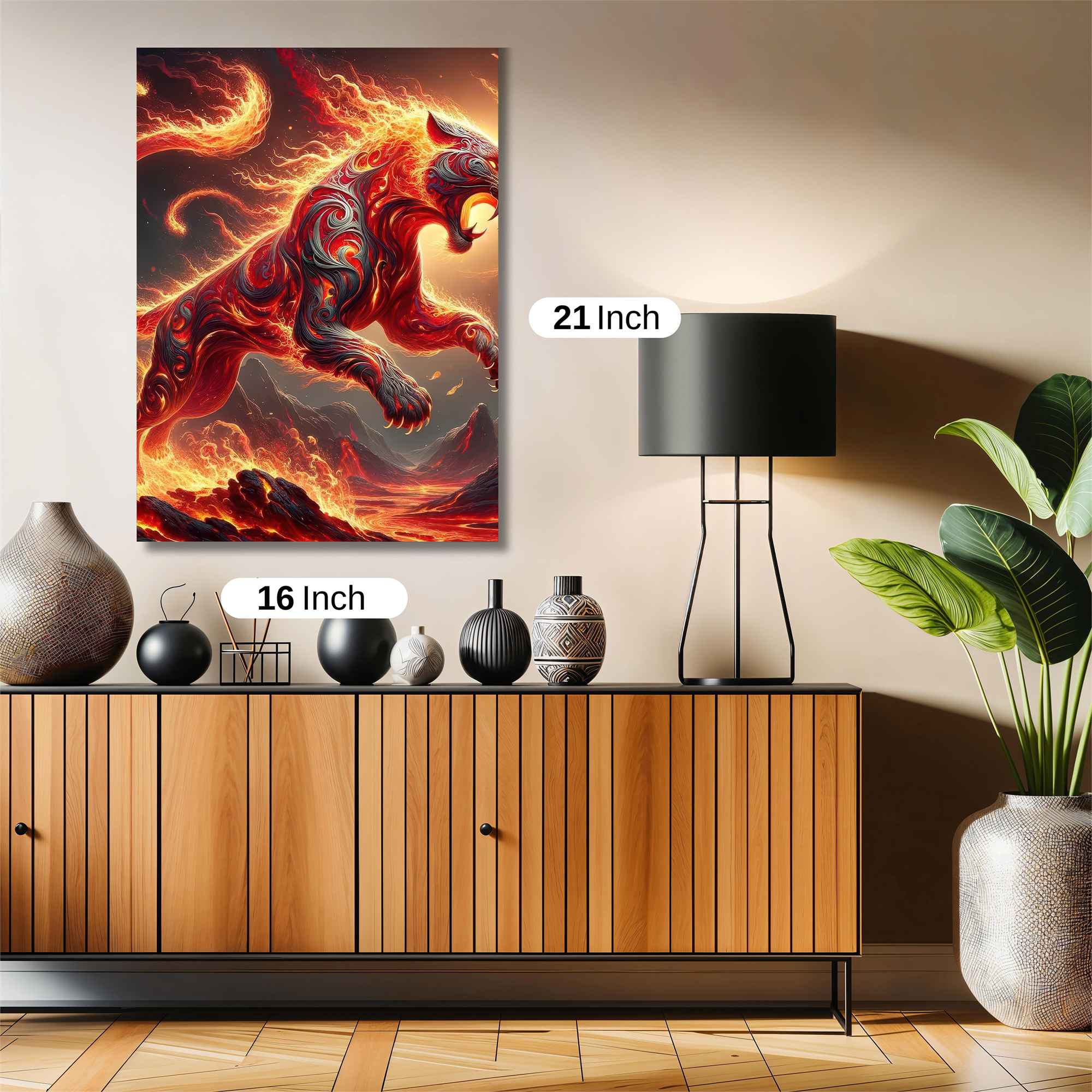 Flame Fury Safe Wall Magnetic / M