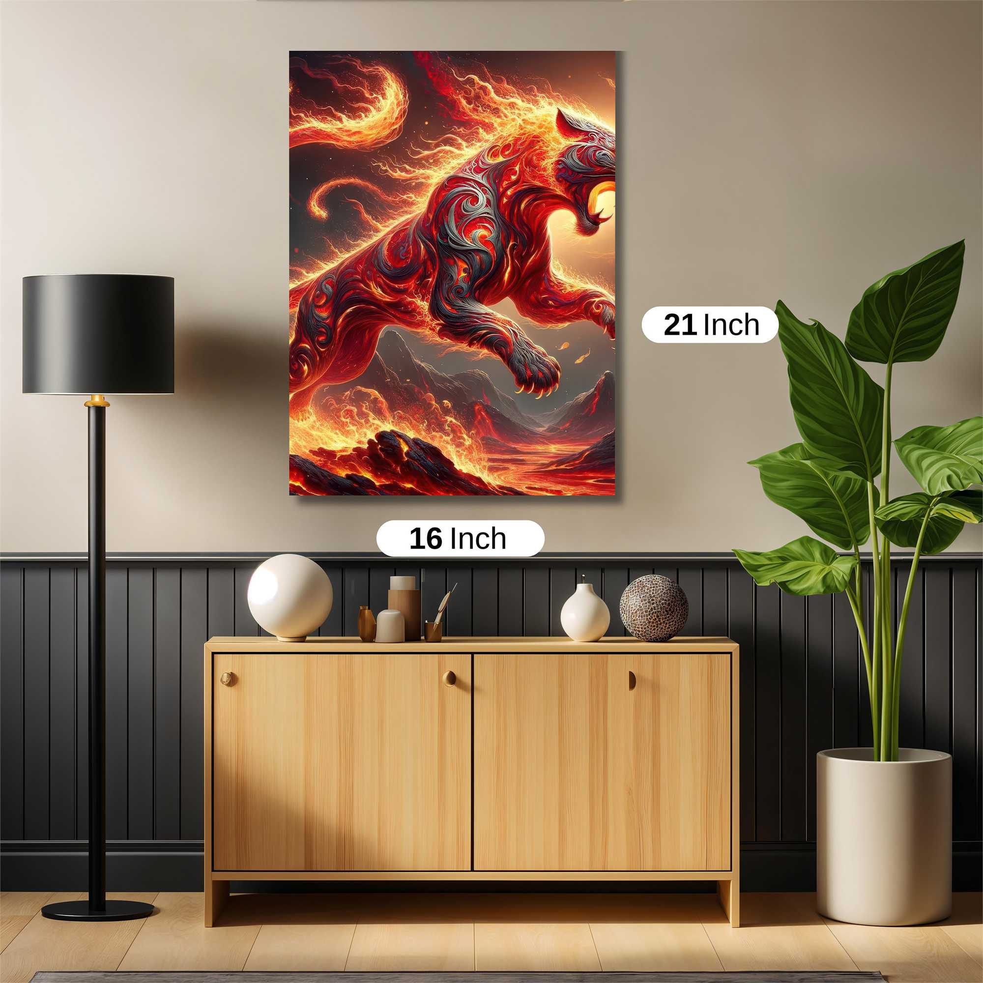 Flame Fury Safe Wall Magnetic / M