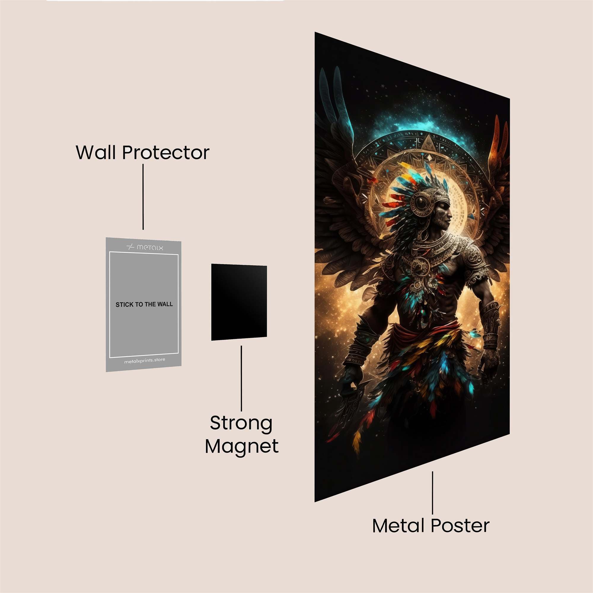 Warrior Radiance Safe Wall Magnetic / M