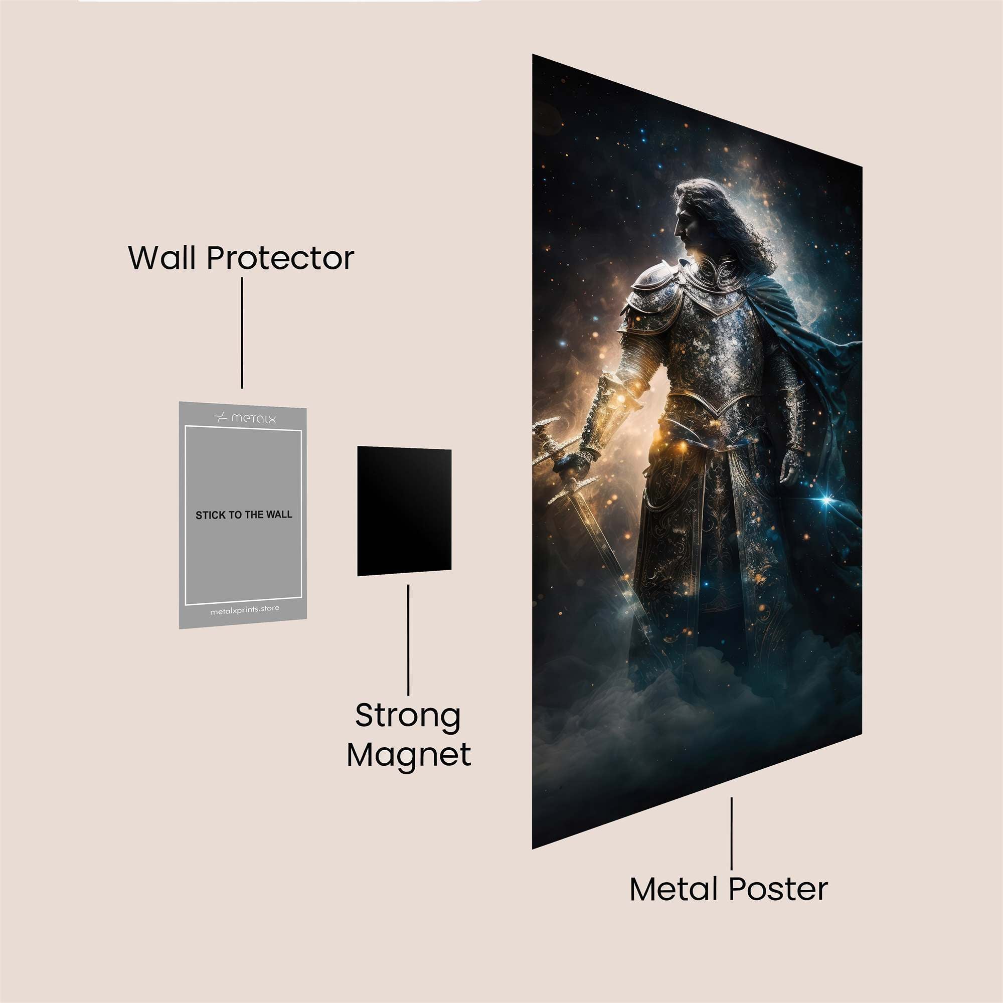 Warrior Radiance Safe Wall Magnetic / M