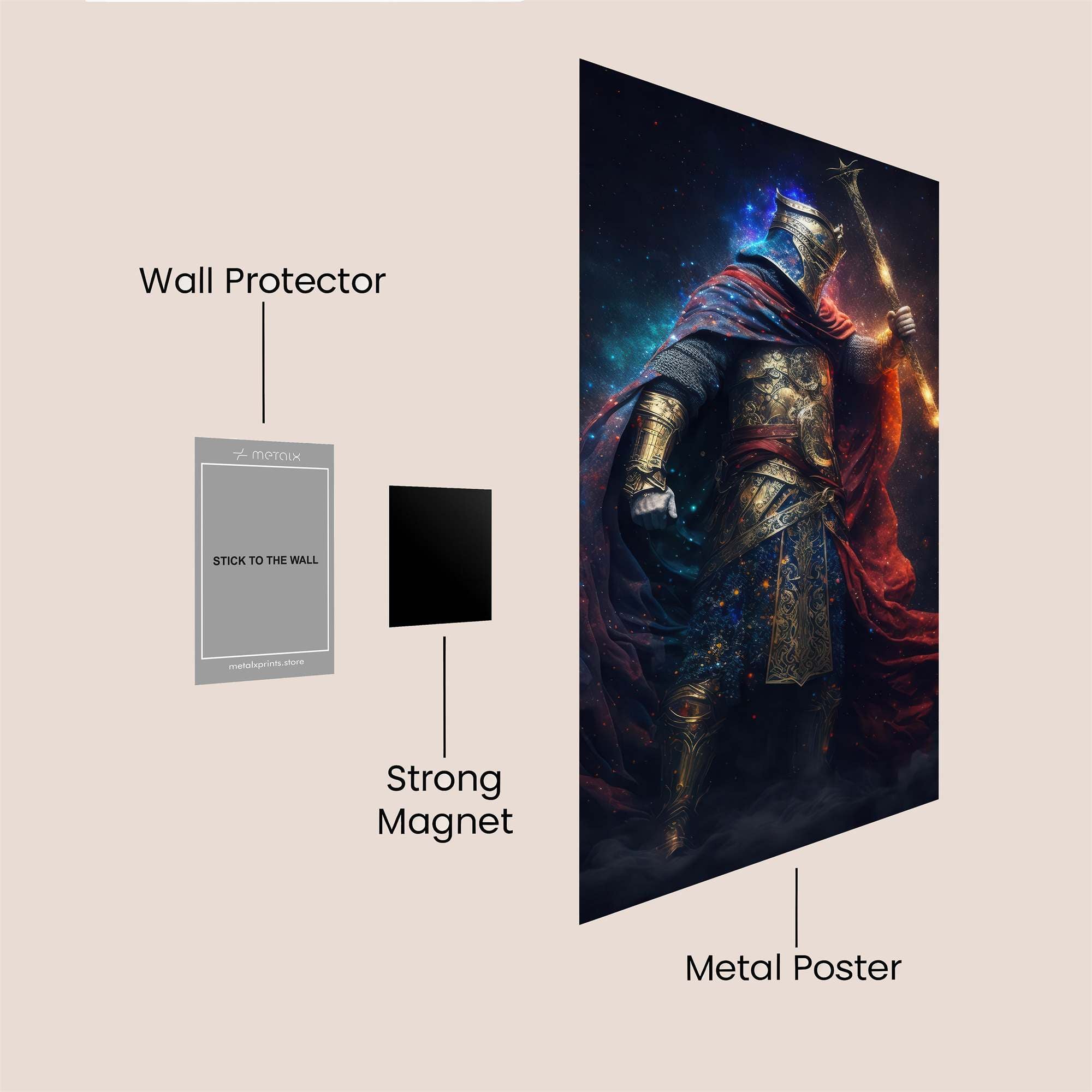 Knight Radiance Safe Wall Magnetic / M