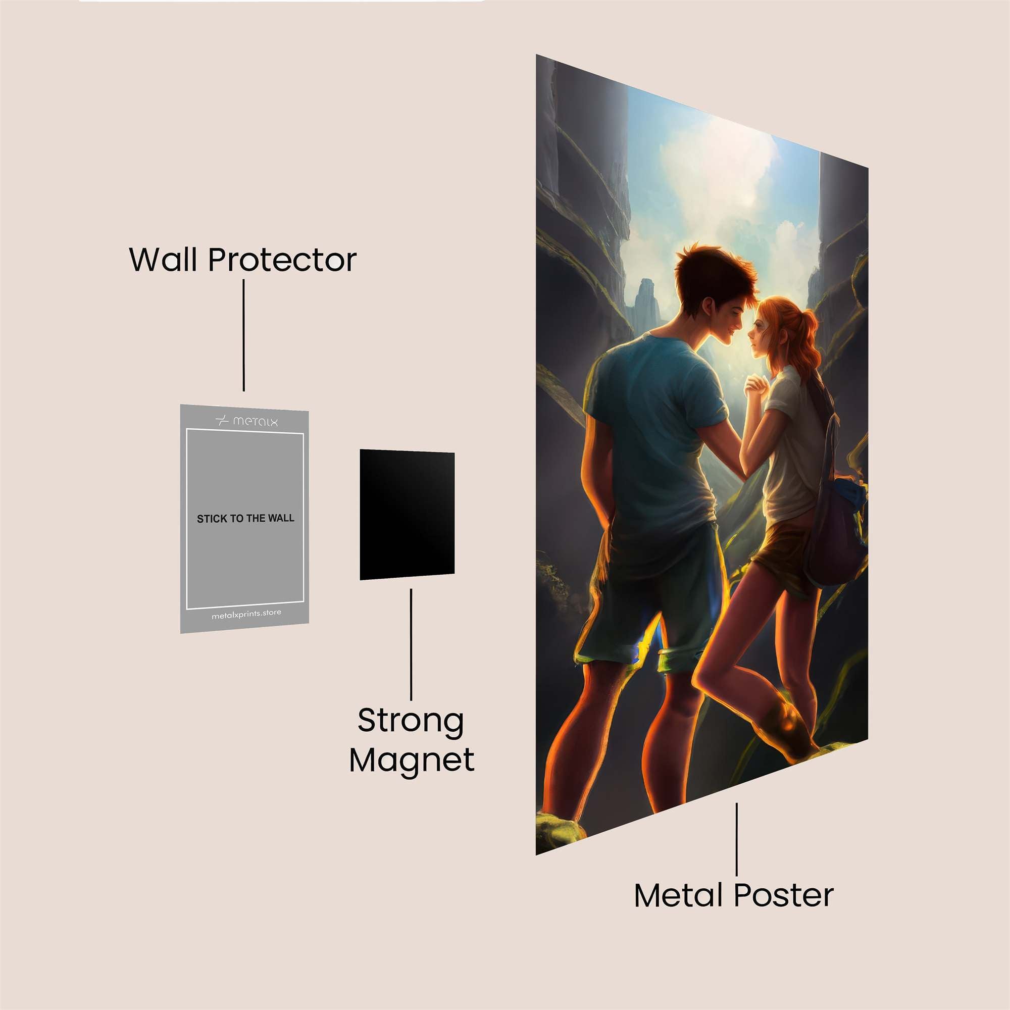 Journey Serene Safe Wall Magnetic / M