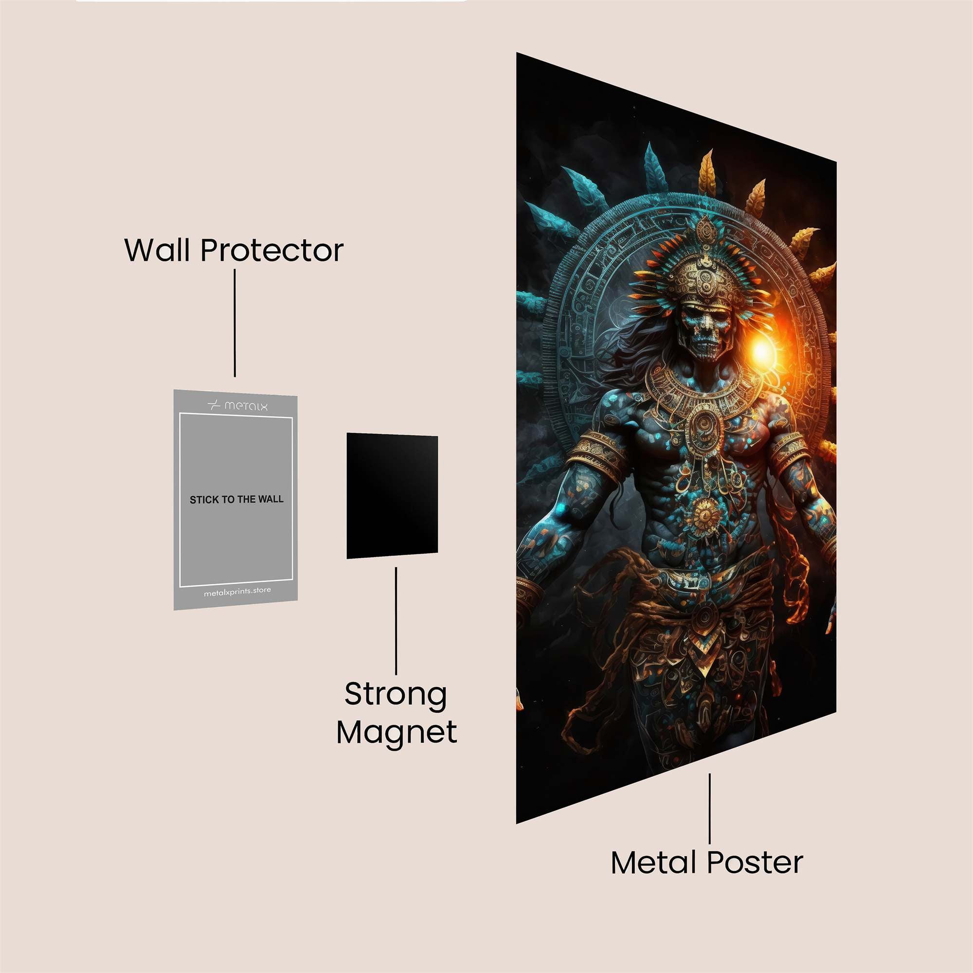SunGod Blaze Safe Wall Magnetic / M