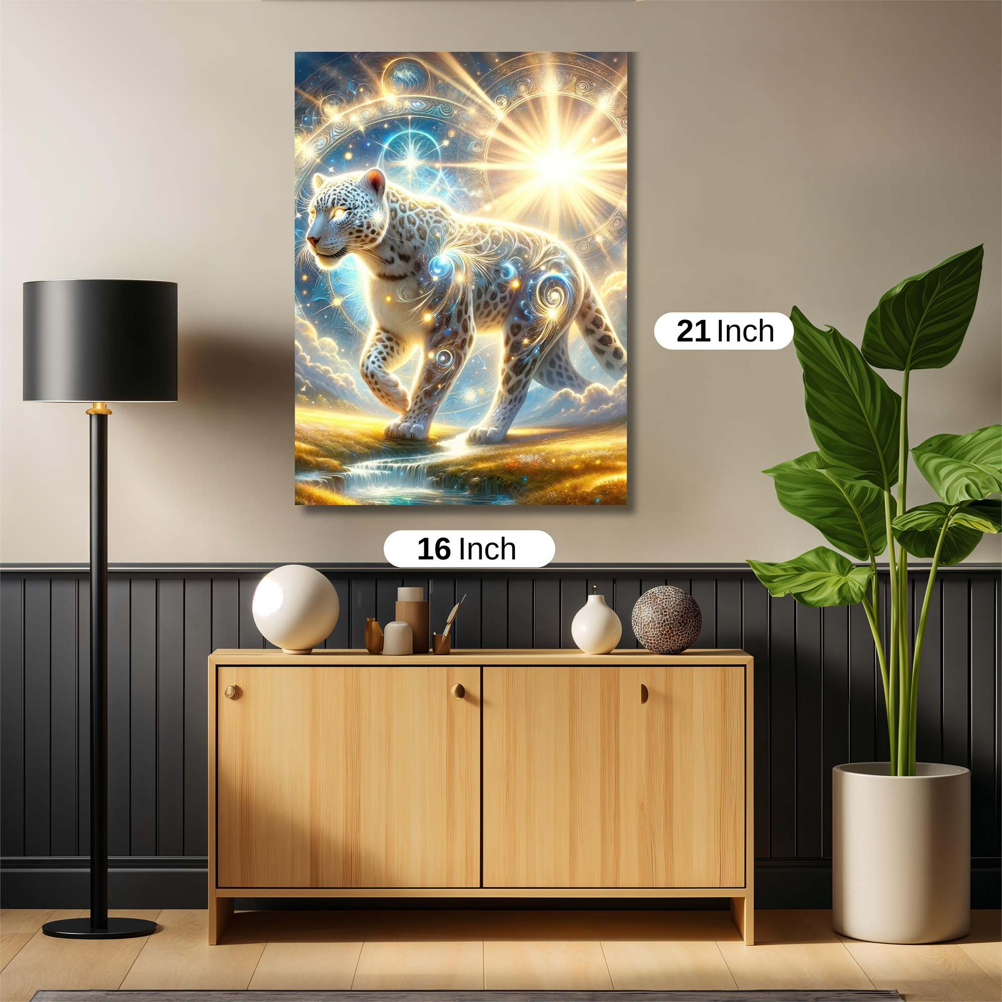Leopard Luminosity Safe Wall Magnetic / M