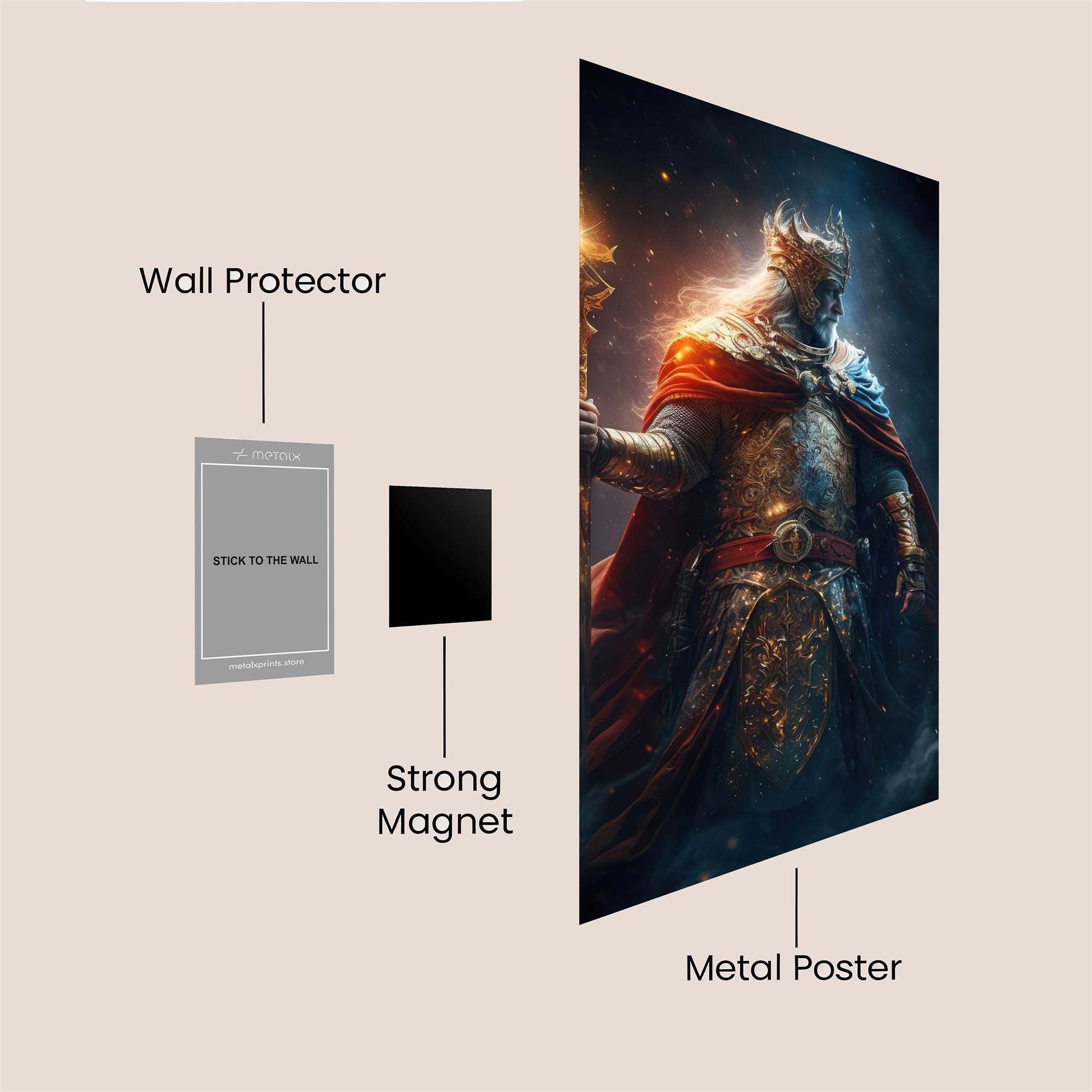 King Radiant Safe Wall Magnetic / M