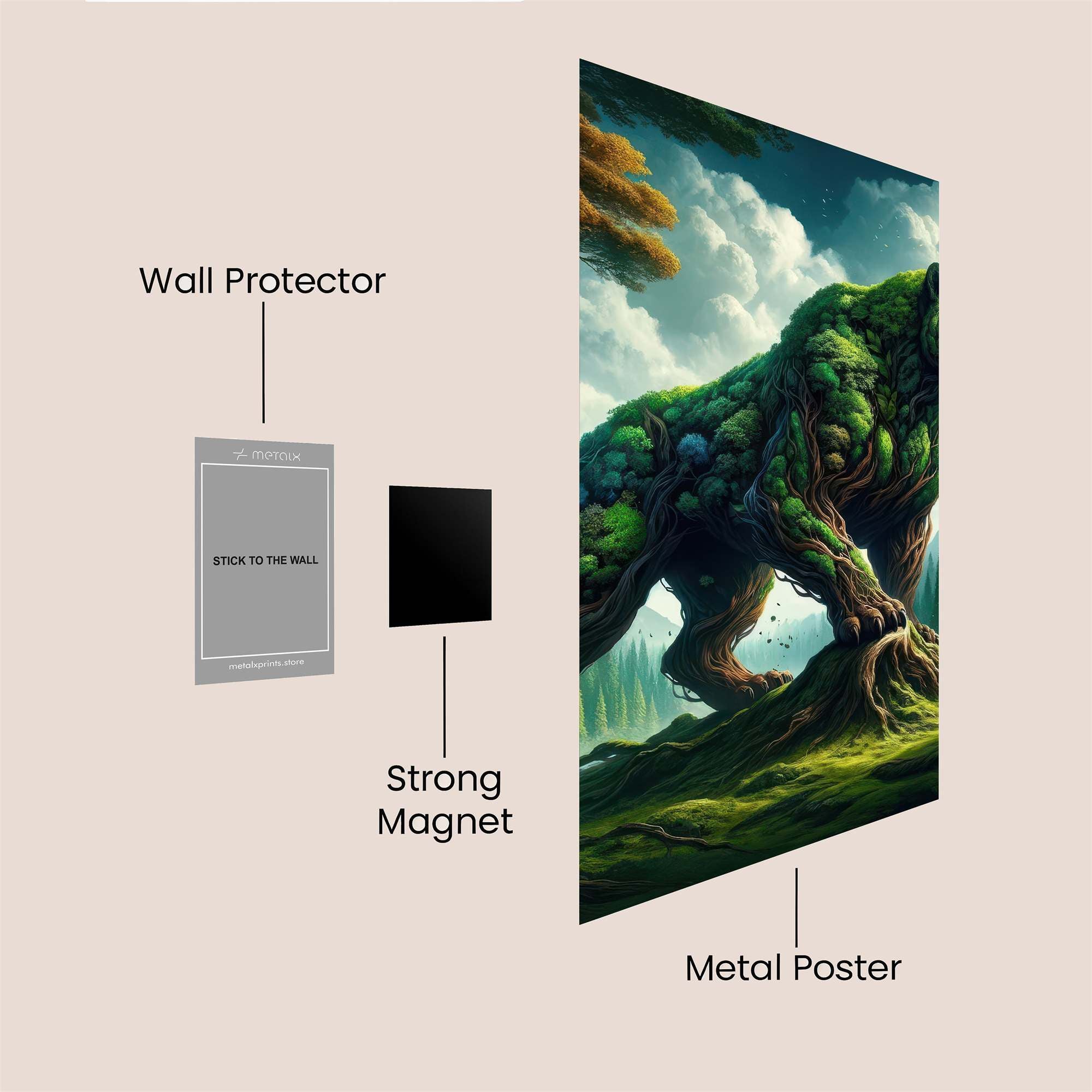 Moss Majesty Safe Wall Magnetic / M