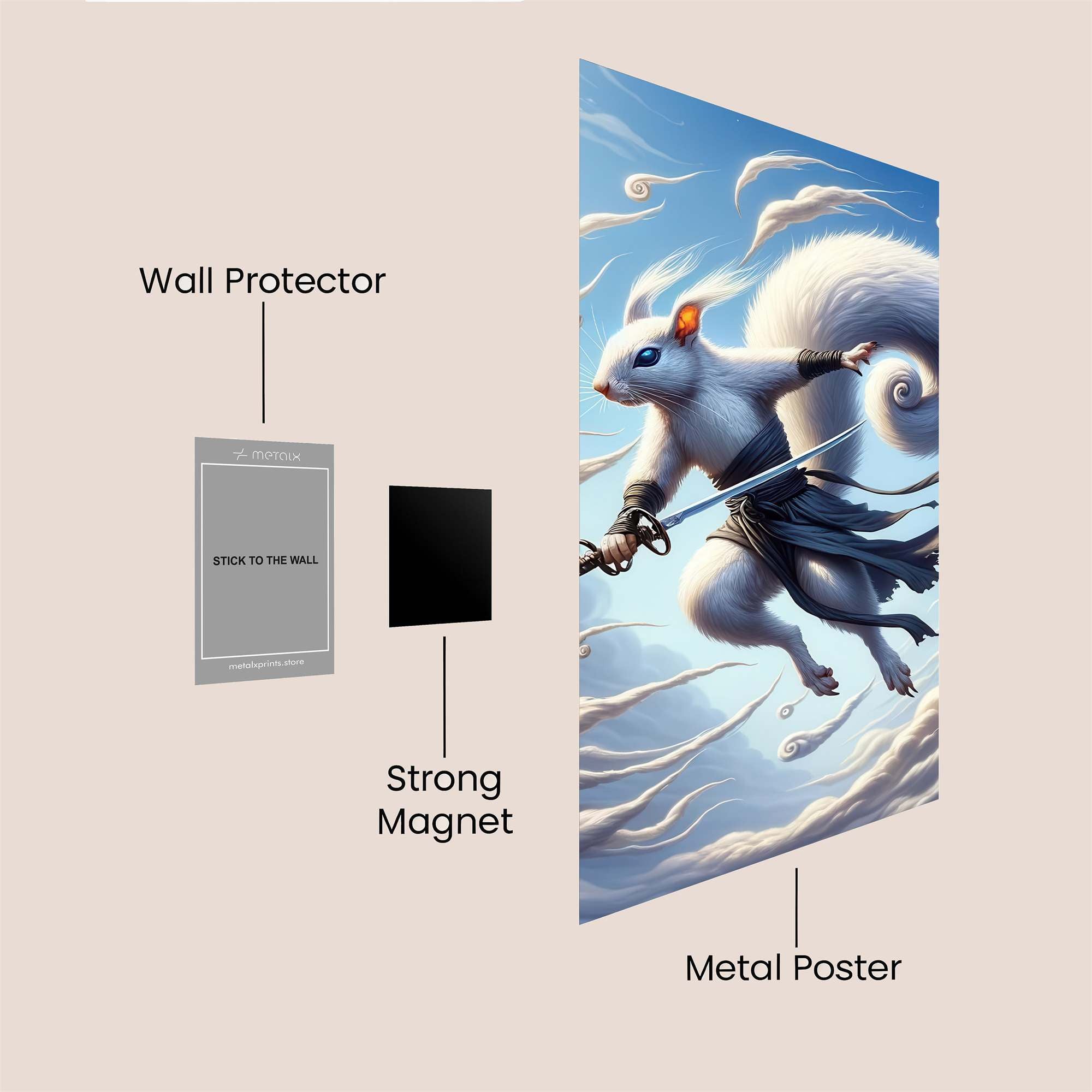 Samurai Serenity Safe Wall Magnetic / M