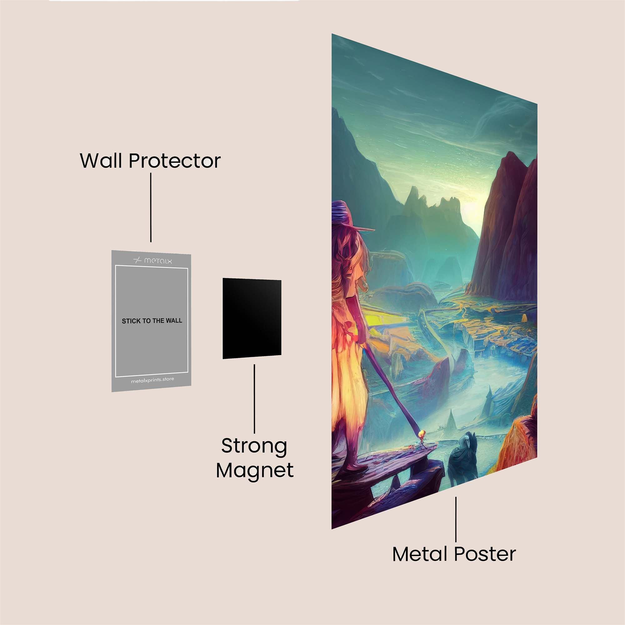 Wizard's Odyssey Safe Wall Magnetic / M