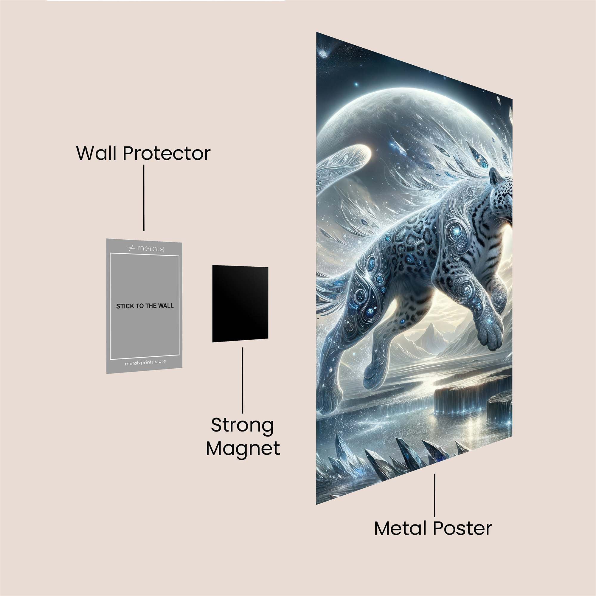 Lunar Grace Safe Wall Magnetic / M