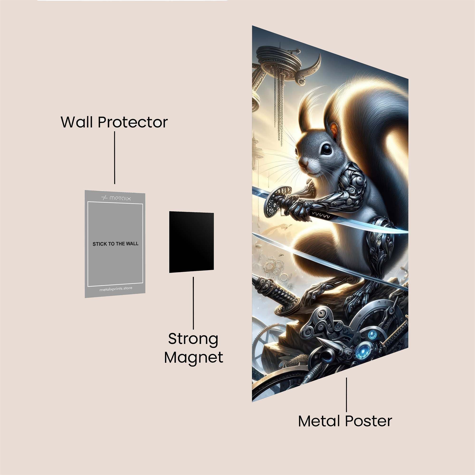Samurai Serenity Safe Wall Magnetic / M