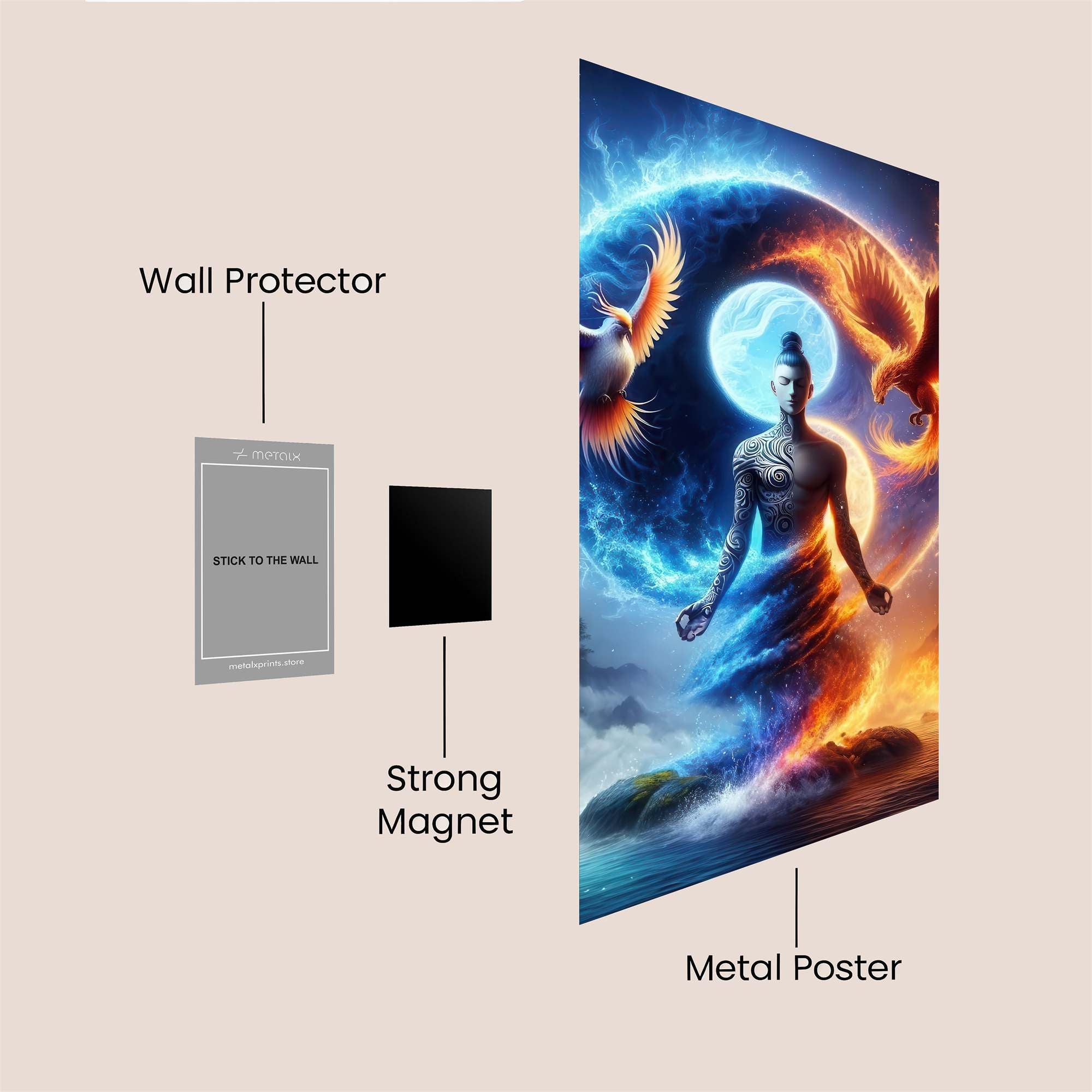 Phoenix Harmony Safe Wall Magnetic / M