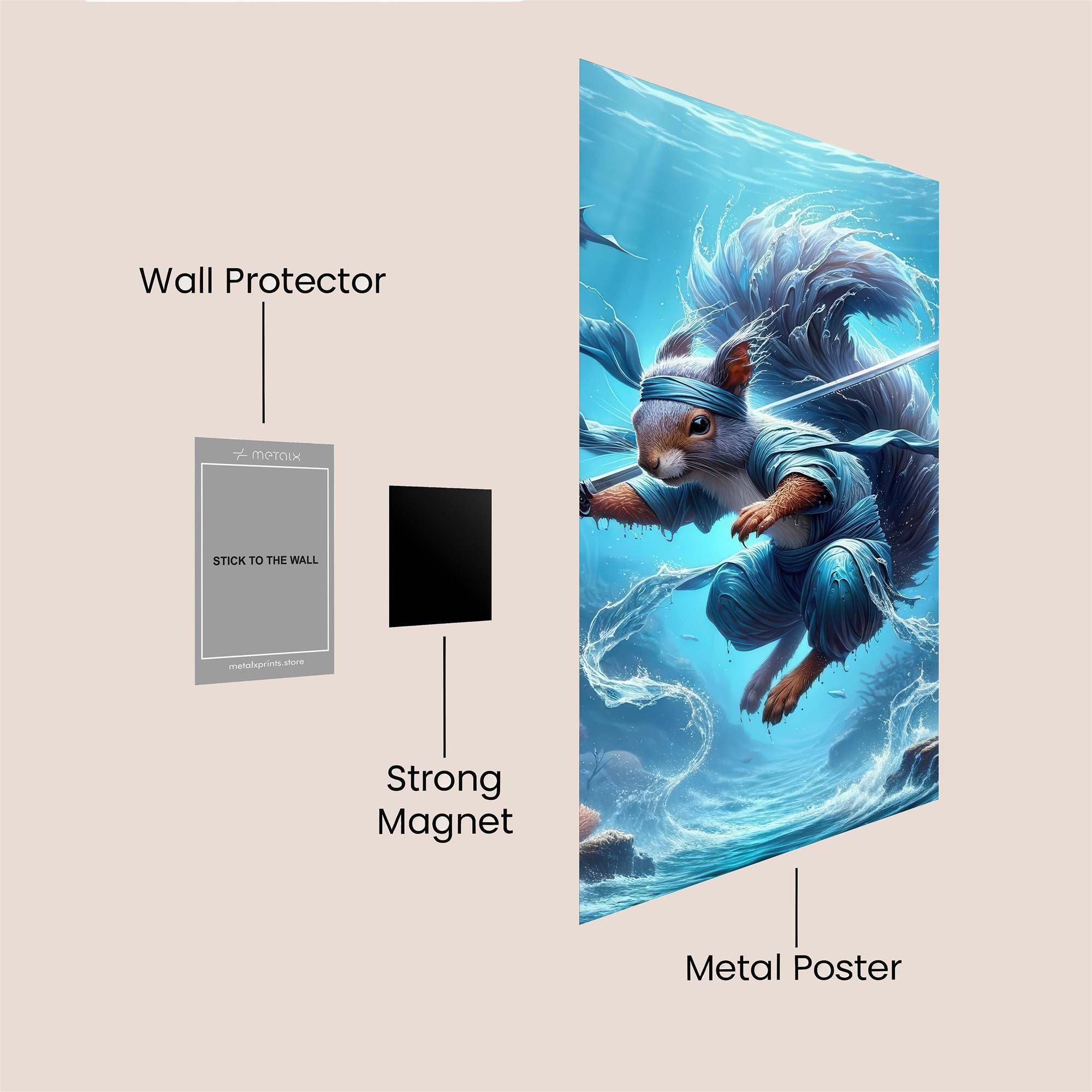 Ninja Serenity Safe Wall Magnetic / M