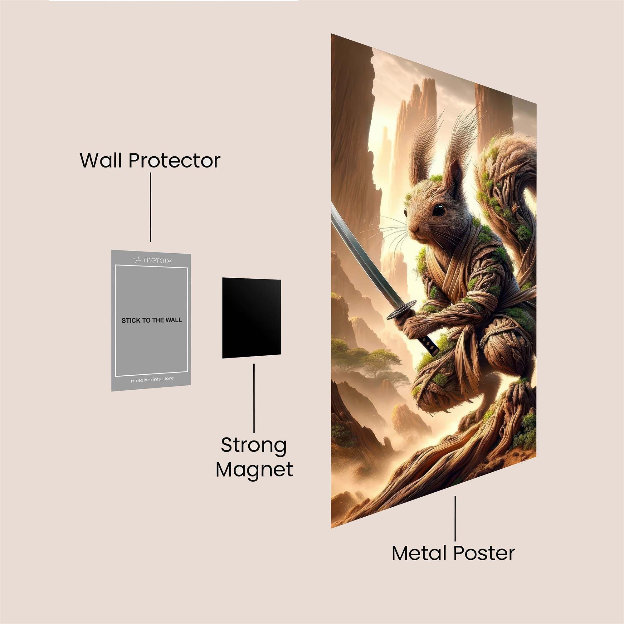 Samurai Serenity Safe Wall Magnetic / M