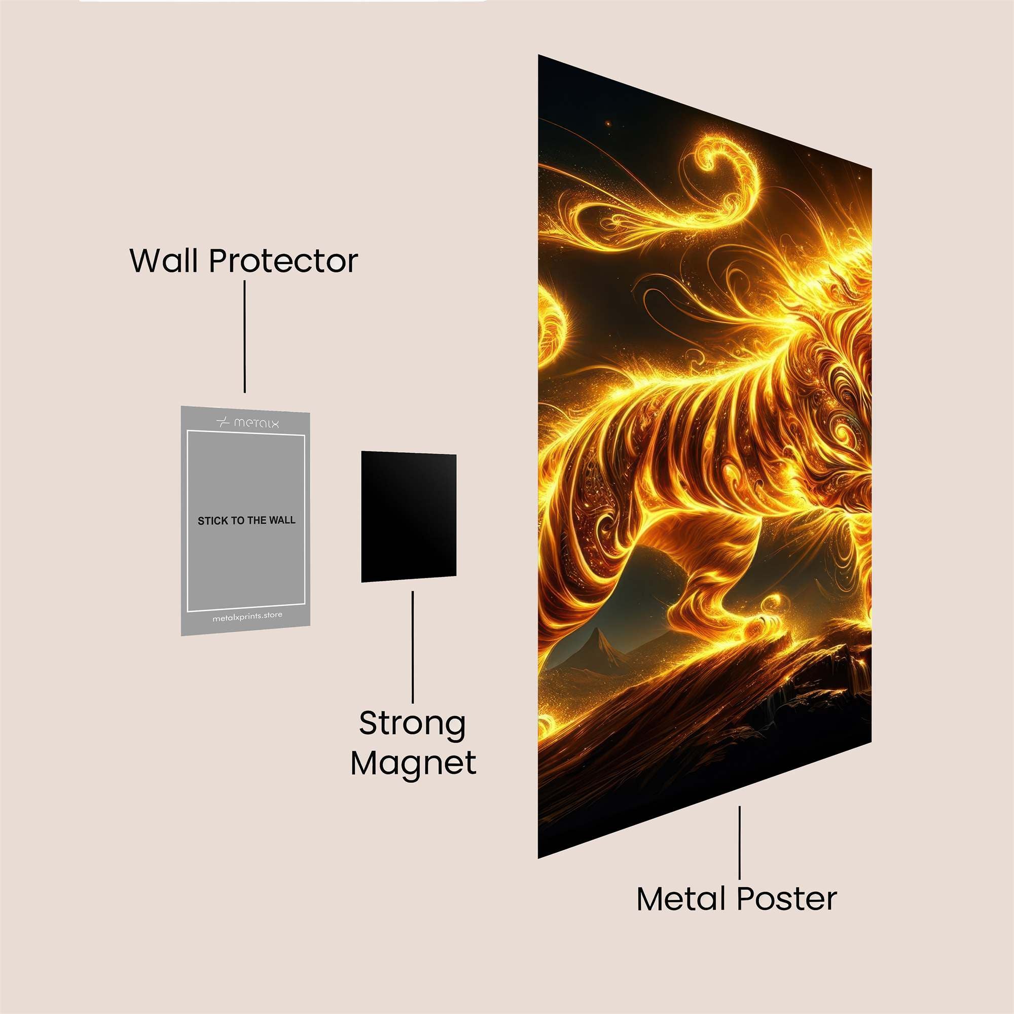 Solar Majesty Safe Wall Magnetic / M