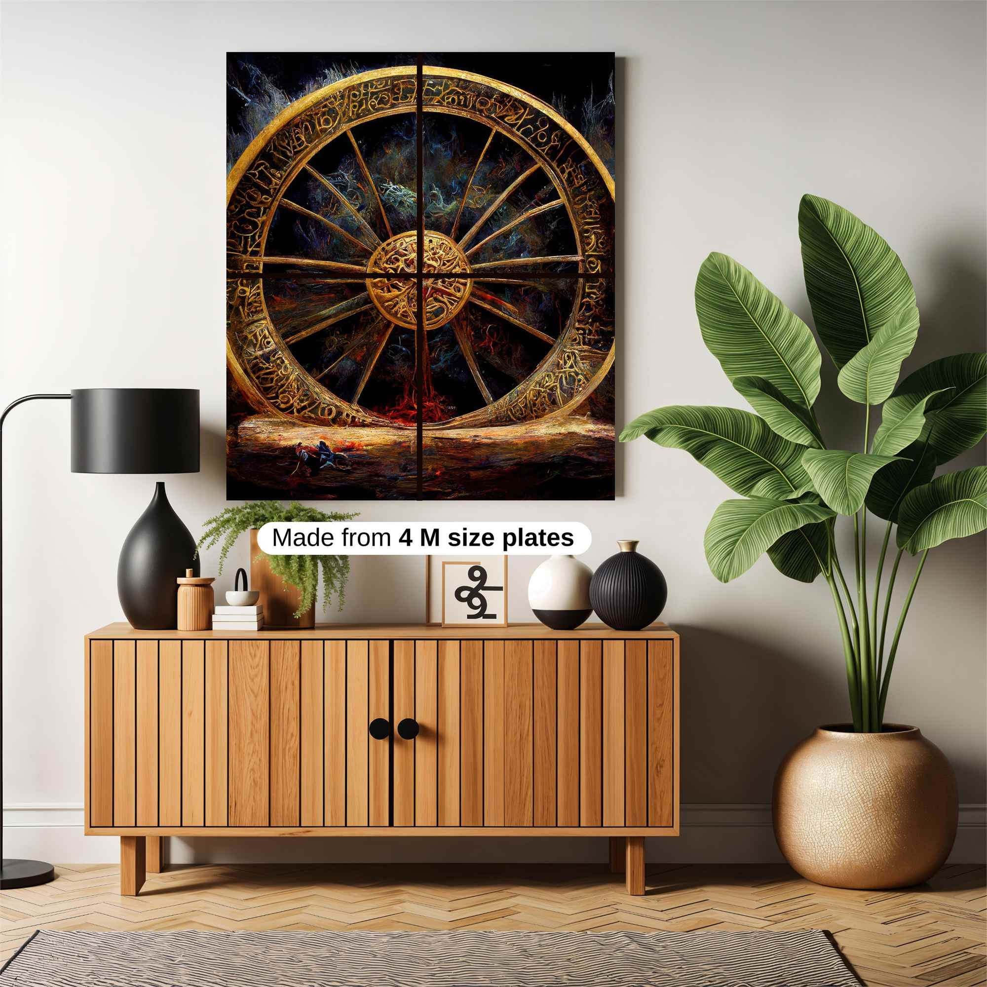 Wheel Enigma Safe Wall Magnetic / M