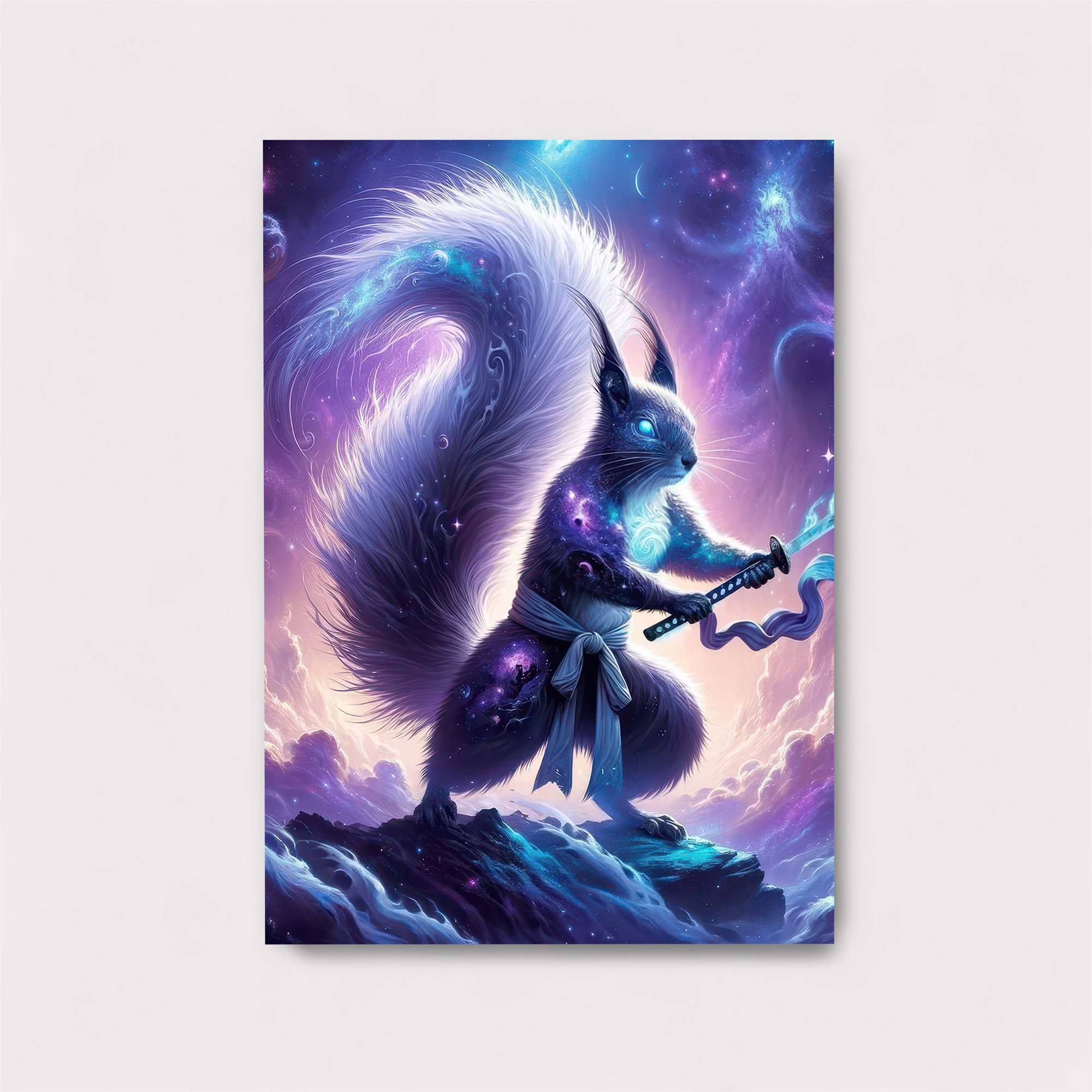 Samurai Squirrel Safe Wall Magnetic / M
