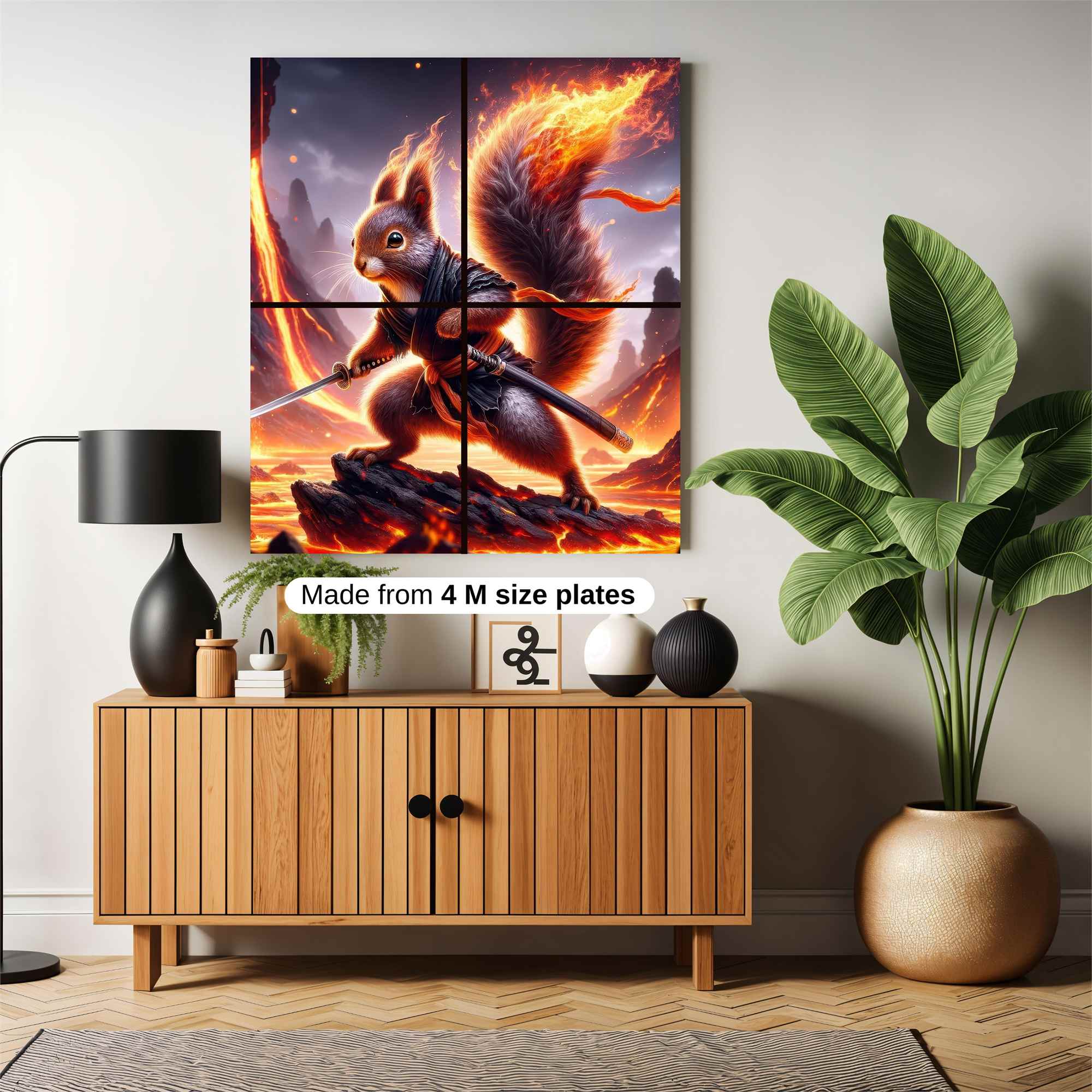 Ninja Blaze Safe Wall Magnetic / M