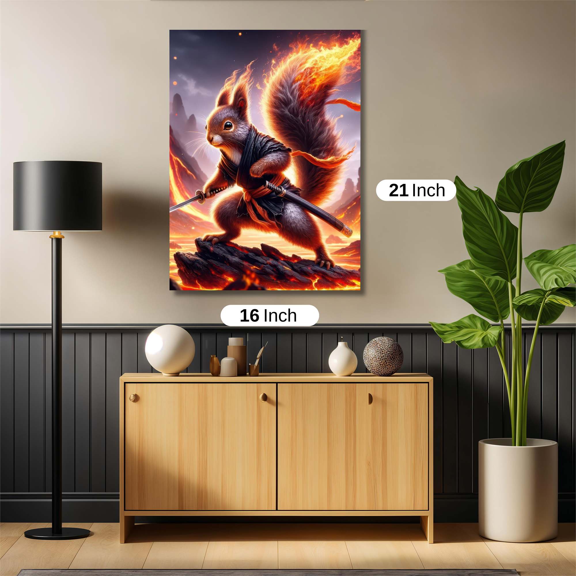 Ninja Blaze Safe Wall Magnetic / M